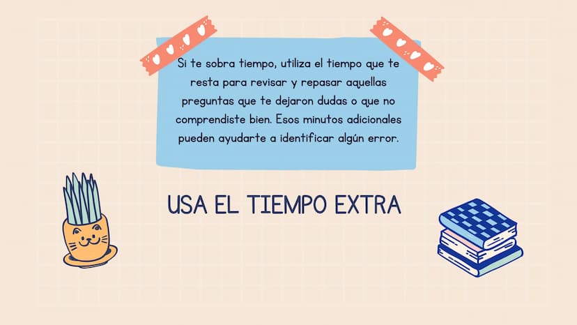 JJI
םםם
TIPS PARA EL
ICFES
Estos son algunos trucos que te pueden ayudar en
tu procesos de aprendizaje.
PL ¿QUIERES
APRENDER
ALGUNOS TIPS
PA