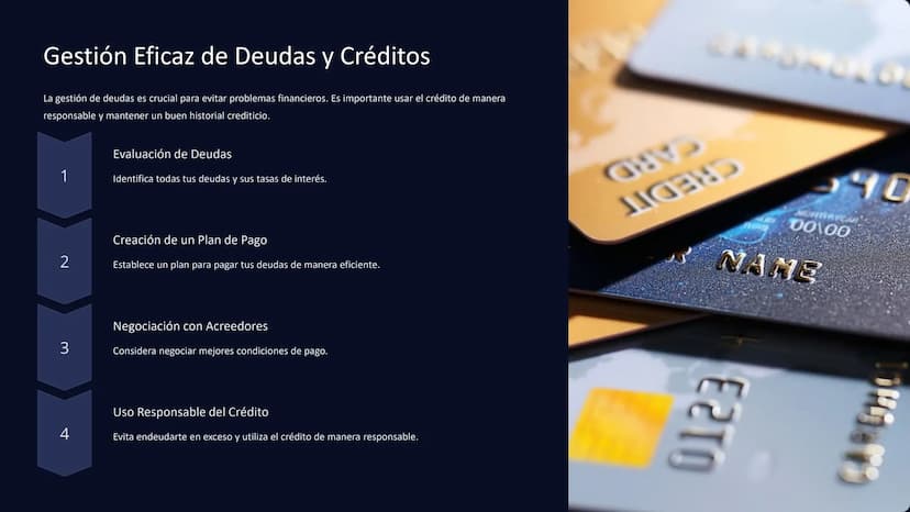 Gestión Financiera:
Una Guía para el Éxito
La gestión financiera es esencial para alcanzar la
estabilidad económica y construir un futuro
só