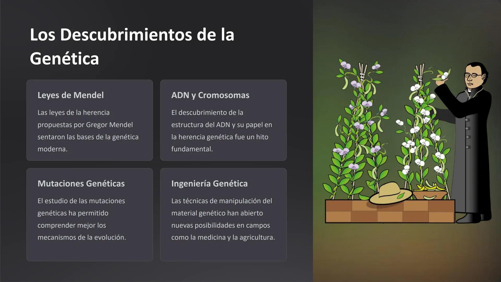 # Historia de la Biología:

# Biología: Teorías y

# Descubrimientos Clave

La biología es la ciencia que estudia la vida y los
organismos v