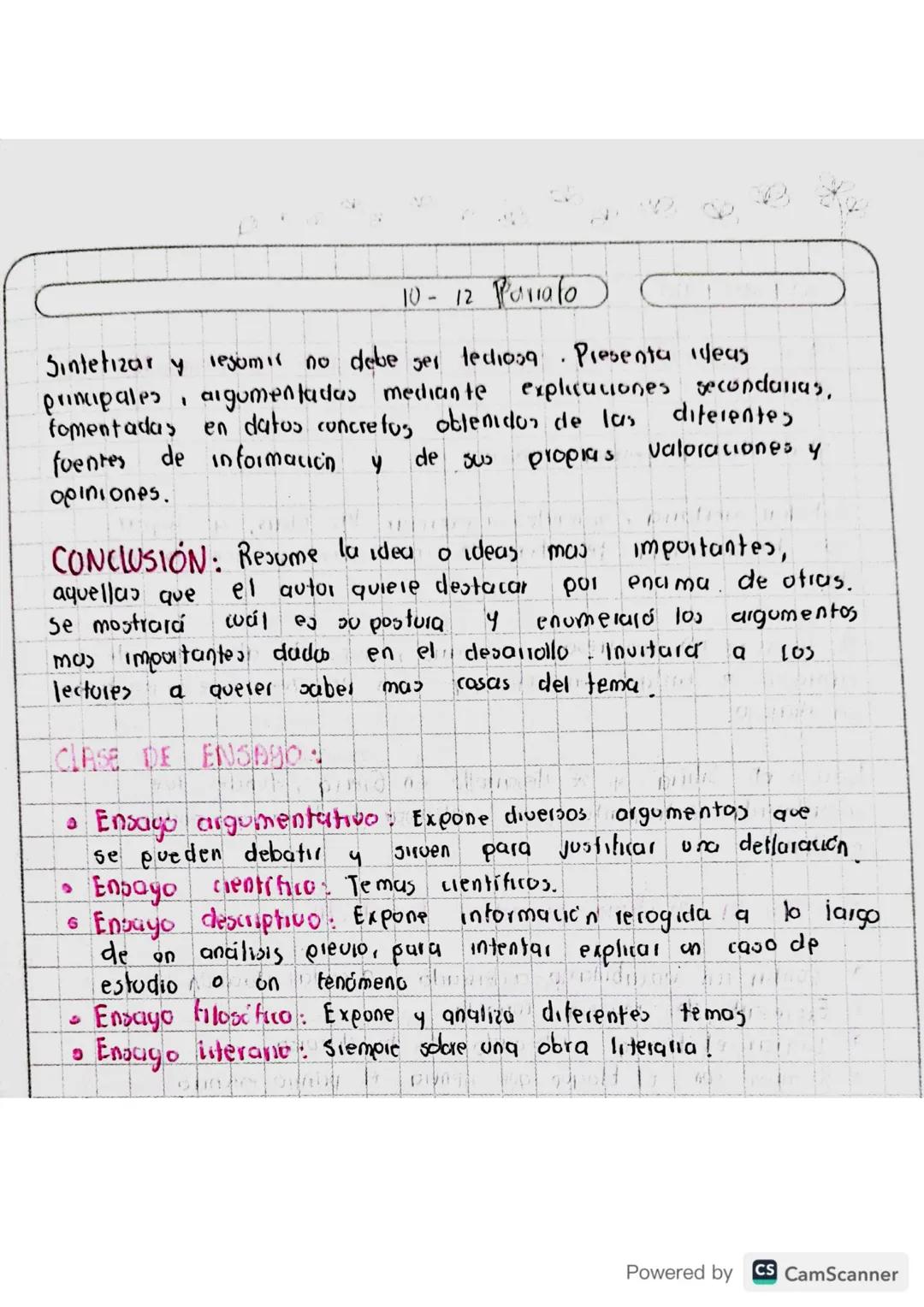 # ENSAYO

• Escrito breve desano an ideas en case a argumentos
(o modu de análisis, interpretación o evaluauen) sobre
un tema.
• se escribe 