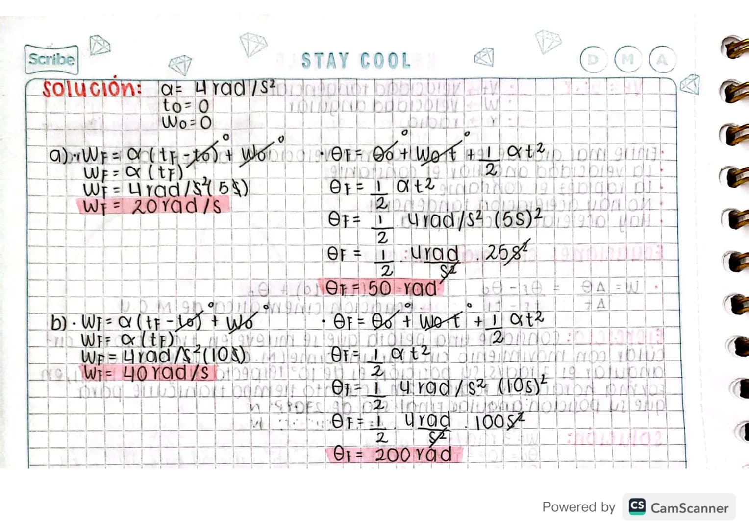 Scribe
STAY COOL
movimiento circular uniforine....
D M
Modelo de particula-se mide el movimiento como si fuera
una partícula y no el objeto 