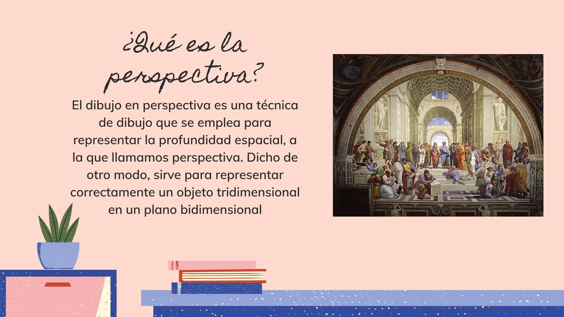 La perspectiva y
su importancia
MARIANA ROMERO 9° ¿Qué es la
perspectiva?
El dibujo en perspectiva es una técnica
de dibujo que se emplea pa