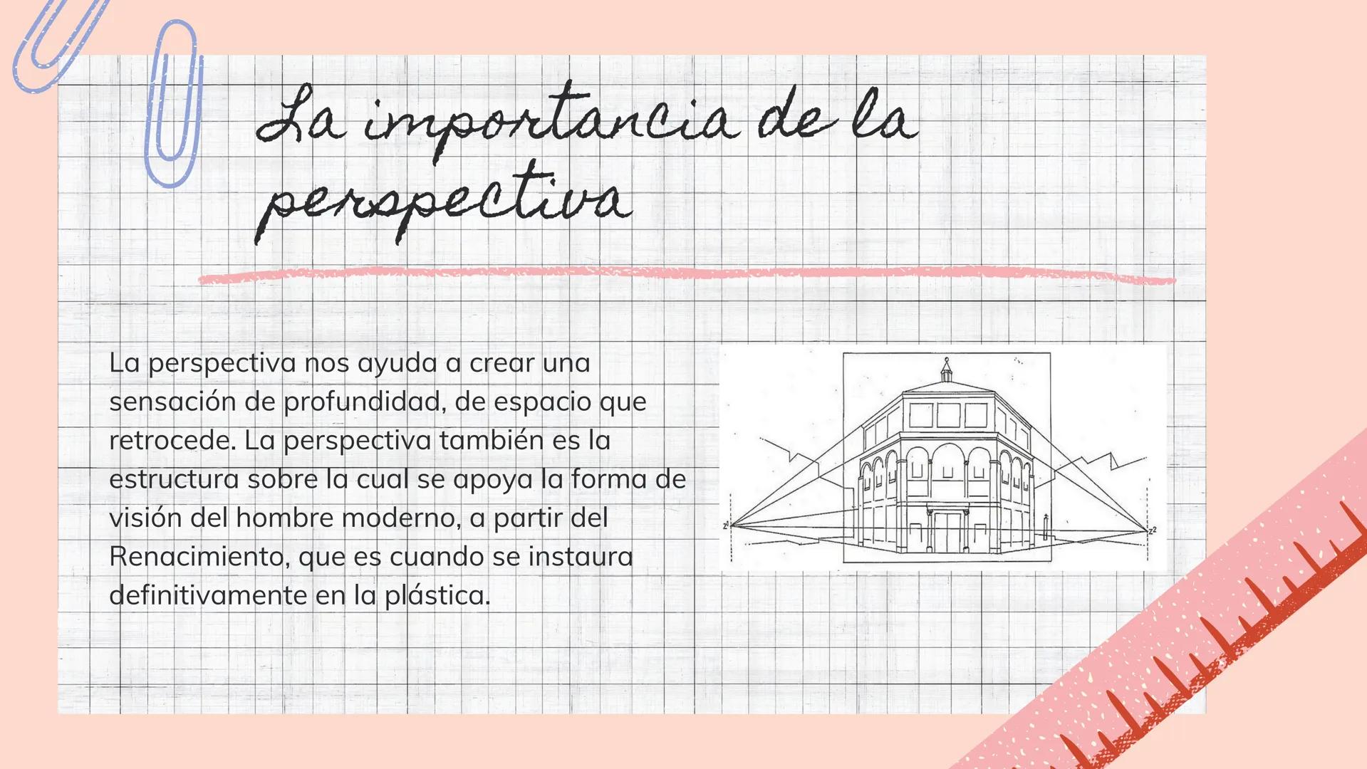 La perspectiva y
su importancia
MARIANA ROMERO 9° ¿Qué es la
perspectiva?
El dibujo en perspectiva es una técnica
de dibujo que se emplea pa