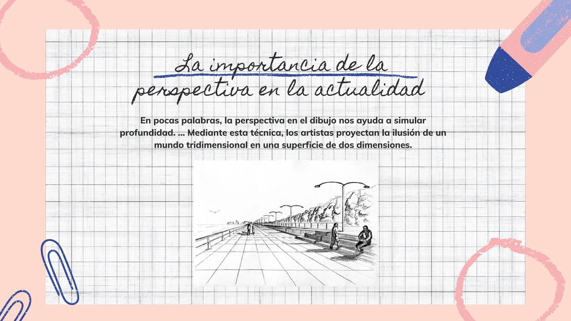 La perspectiva y
su importancia
MARIANA ROMERO 9° ¿Qué es la
perspectiva?
El dibujo en perspectiva es una técnica
de dibujo que se emplea pa