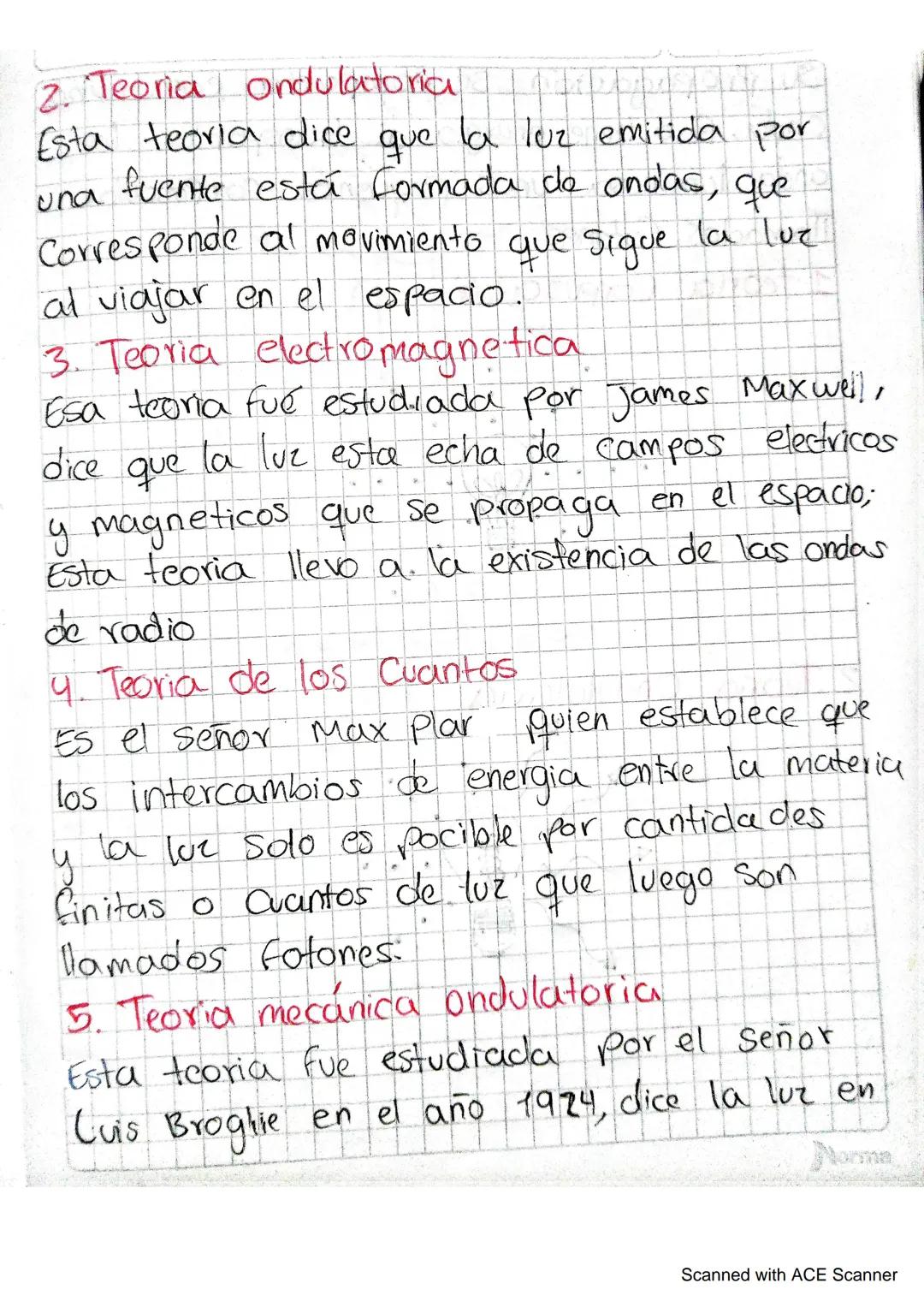 Ondas luminosas

teorias de la luz;

1. Teoria corpuscular

Esta teoria está planteada por Isaac
Newton en el siglo XVII, dicen que la luz
C