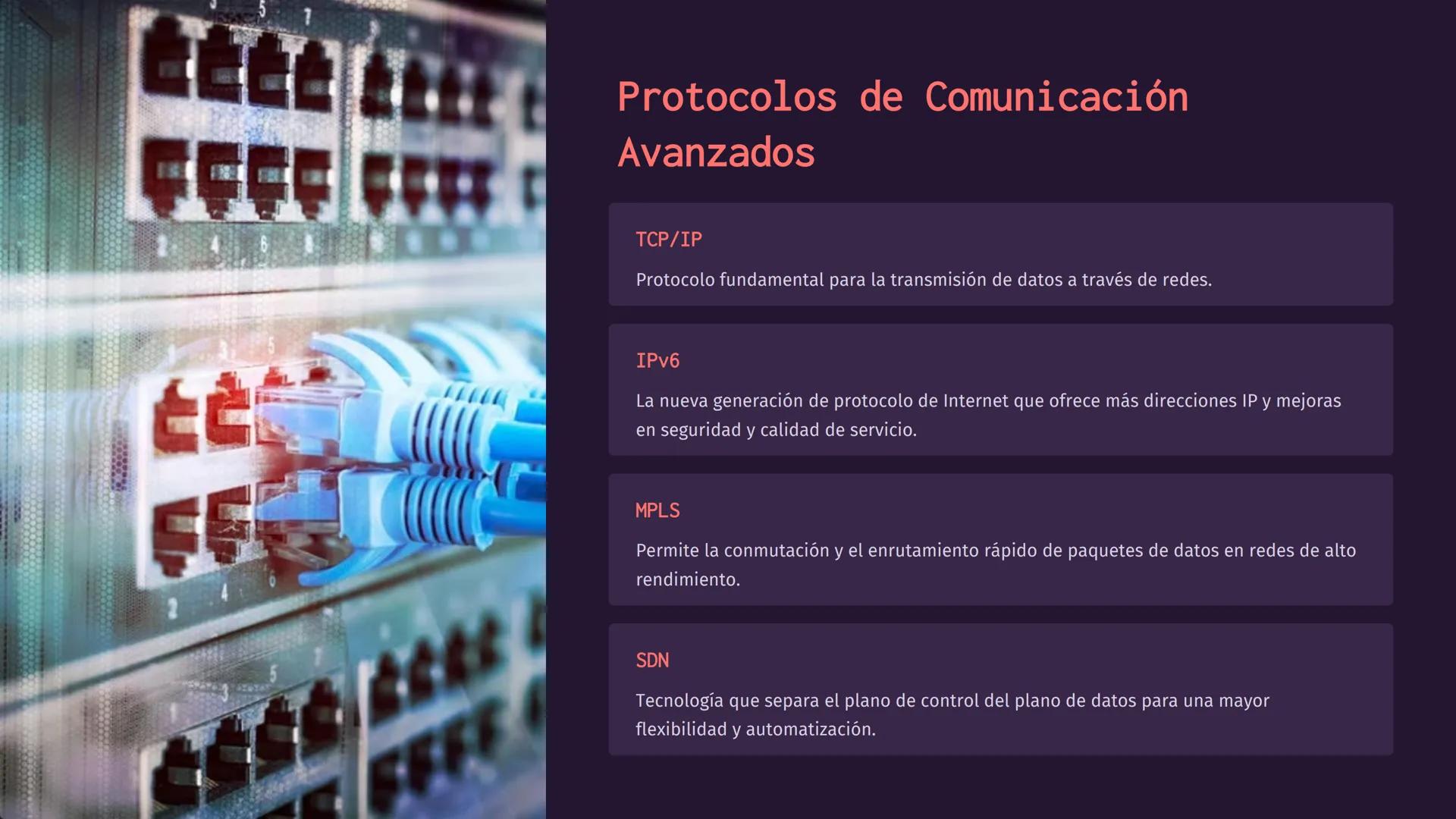 Redes de Computadores
Avanzadas: Protocolos,
configuración de dispositivos y
administración de redes

Explore el mundo fascinante de las red