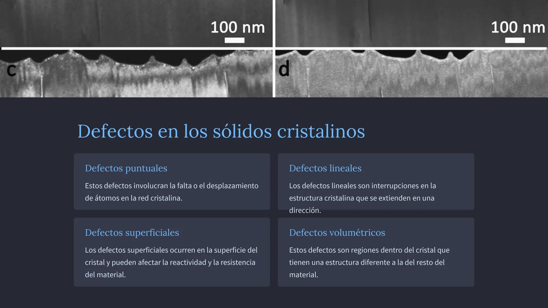 la química del
estado sólido

La química del estado sólido estudia la estructura, propiedades y
reacciones de la materia en su estado sólido