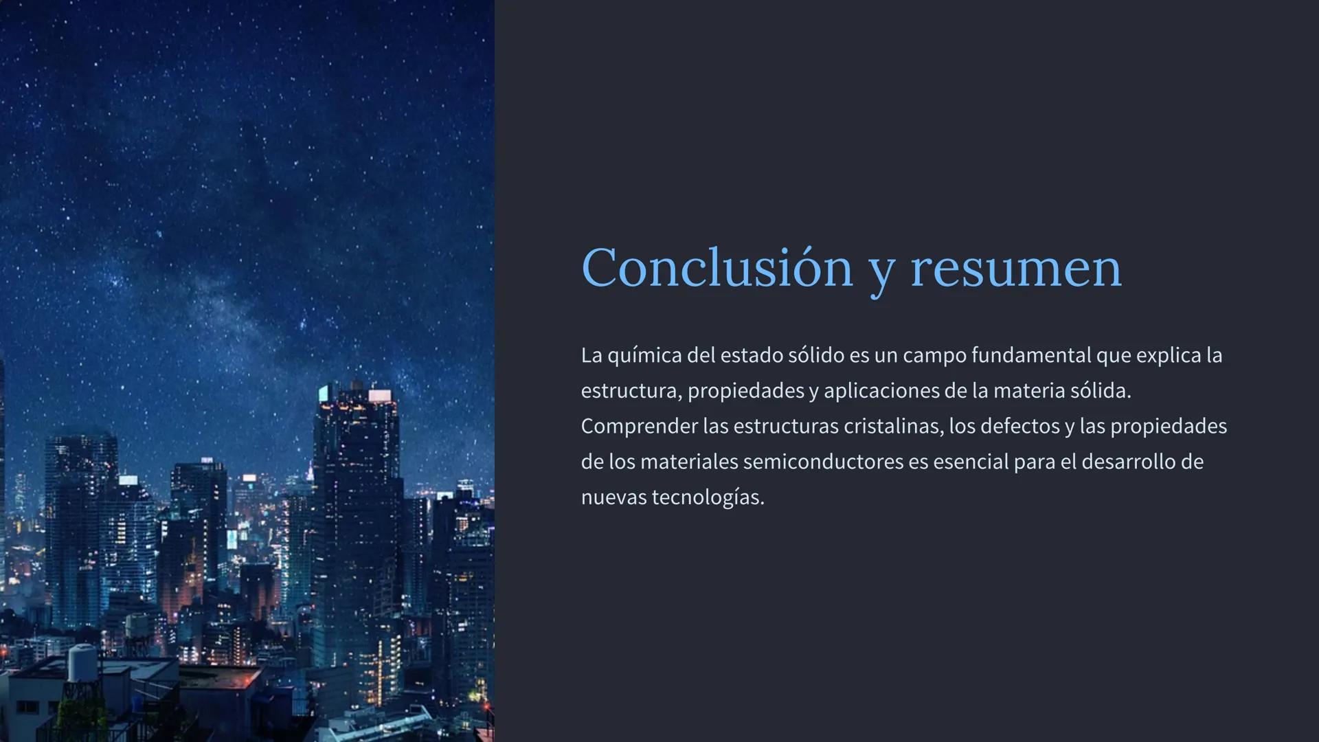 la química del
estado sólido

La química del estado sólido estudia la estructura, propiedades y
reacciones de la materia en su estado sólido