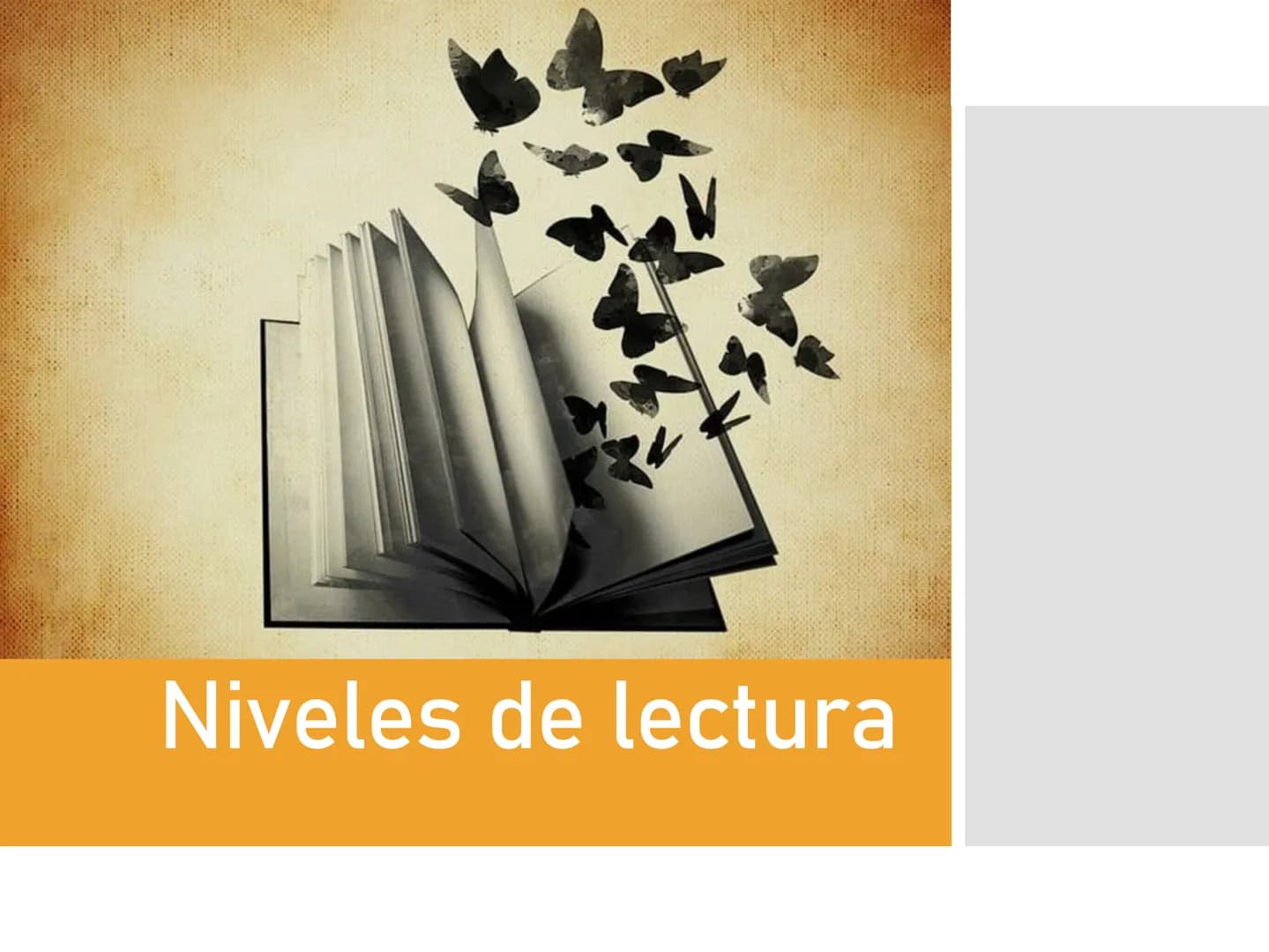 Niveles de lectura Nivel literal
Es el reconocimiento de todo aquello que está
explícito en el texto.
• Identificar detalles
• Precisar el e