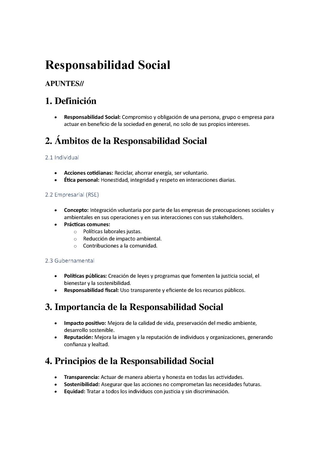 Responsabilidad Social