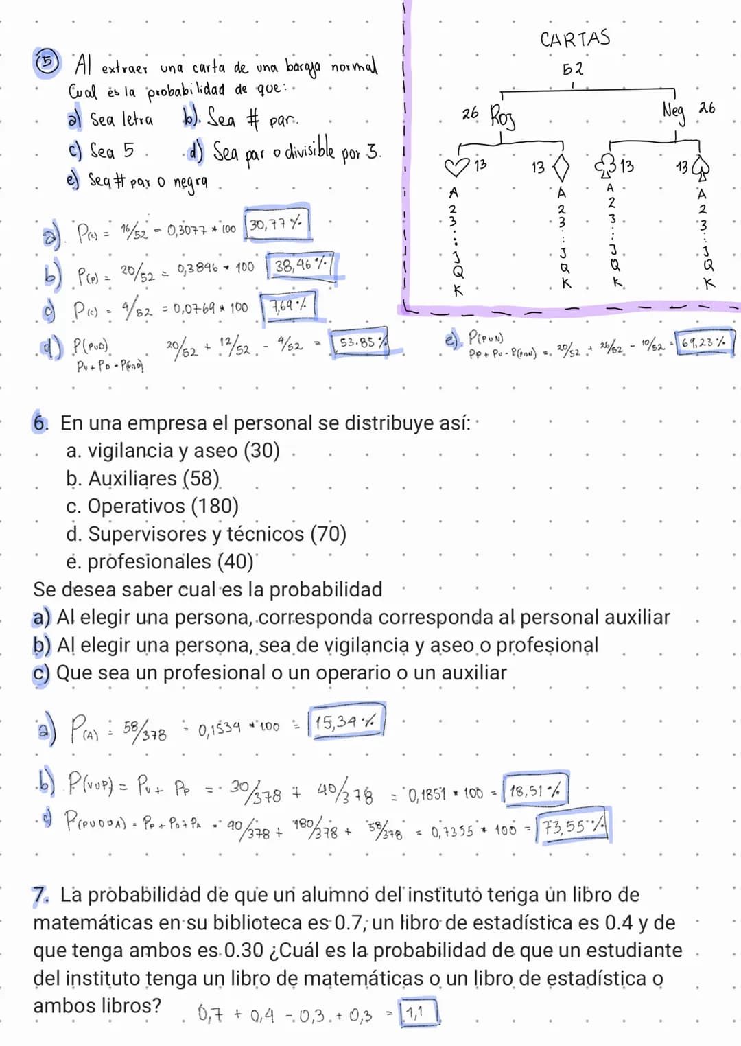 .
REGLA DE LA
SUMA
Determinar la probabilidad de que ocurra un suceso u otro. Se debe aplicar la relación
· entre los sucesos.
** RELACION=
