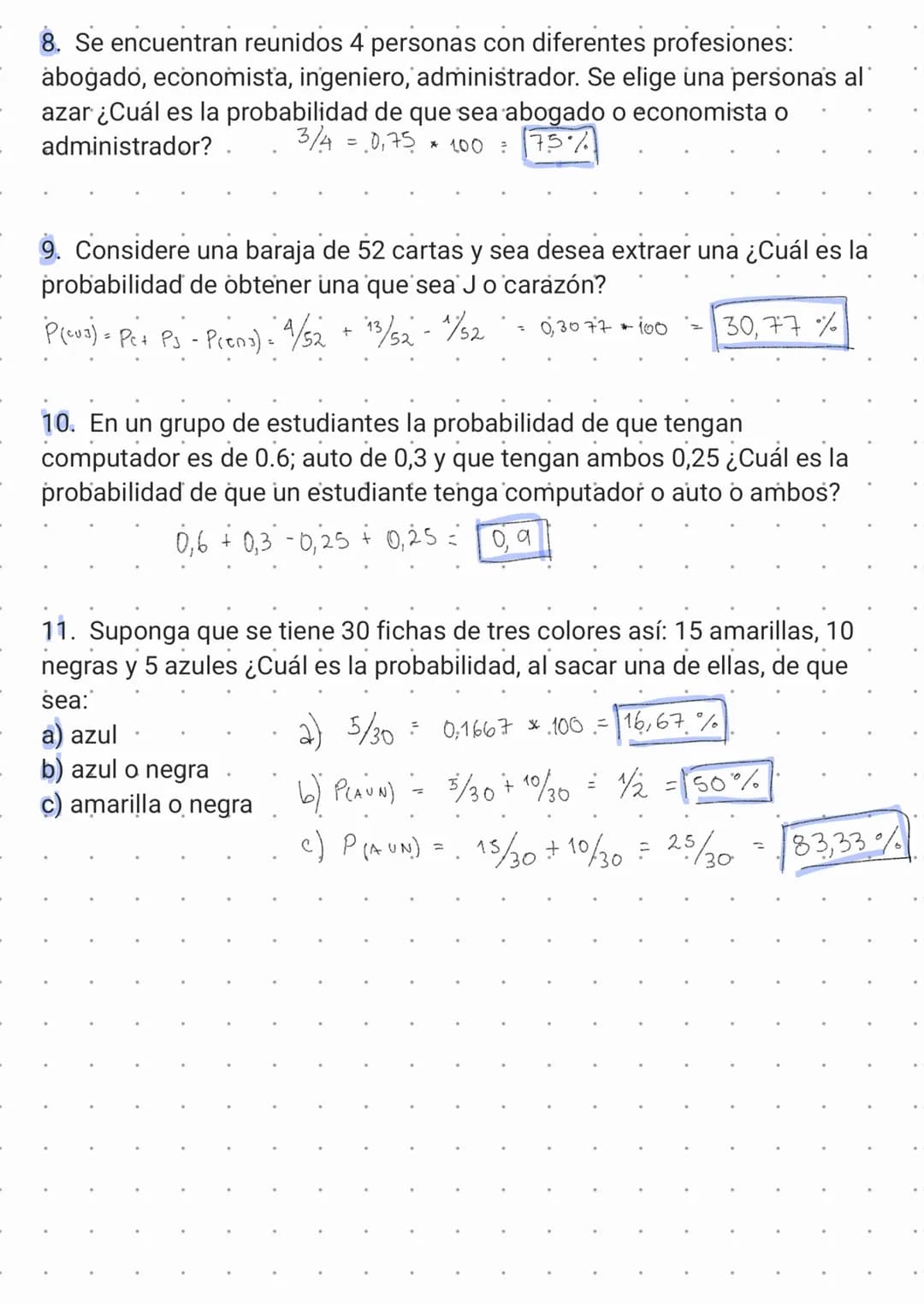 .
REGLA DE LA
SUMA
Determinar la probabilidad de que ocurra un suceso u otro. Se debe aplicar la relación
· entre los sucesos.
** RELACION=
