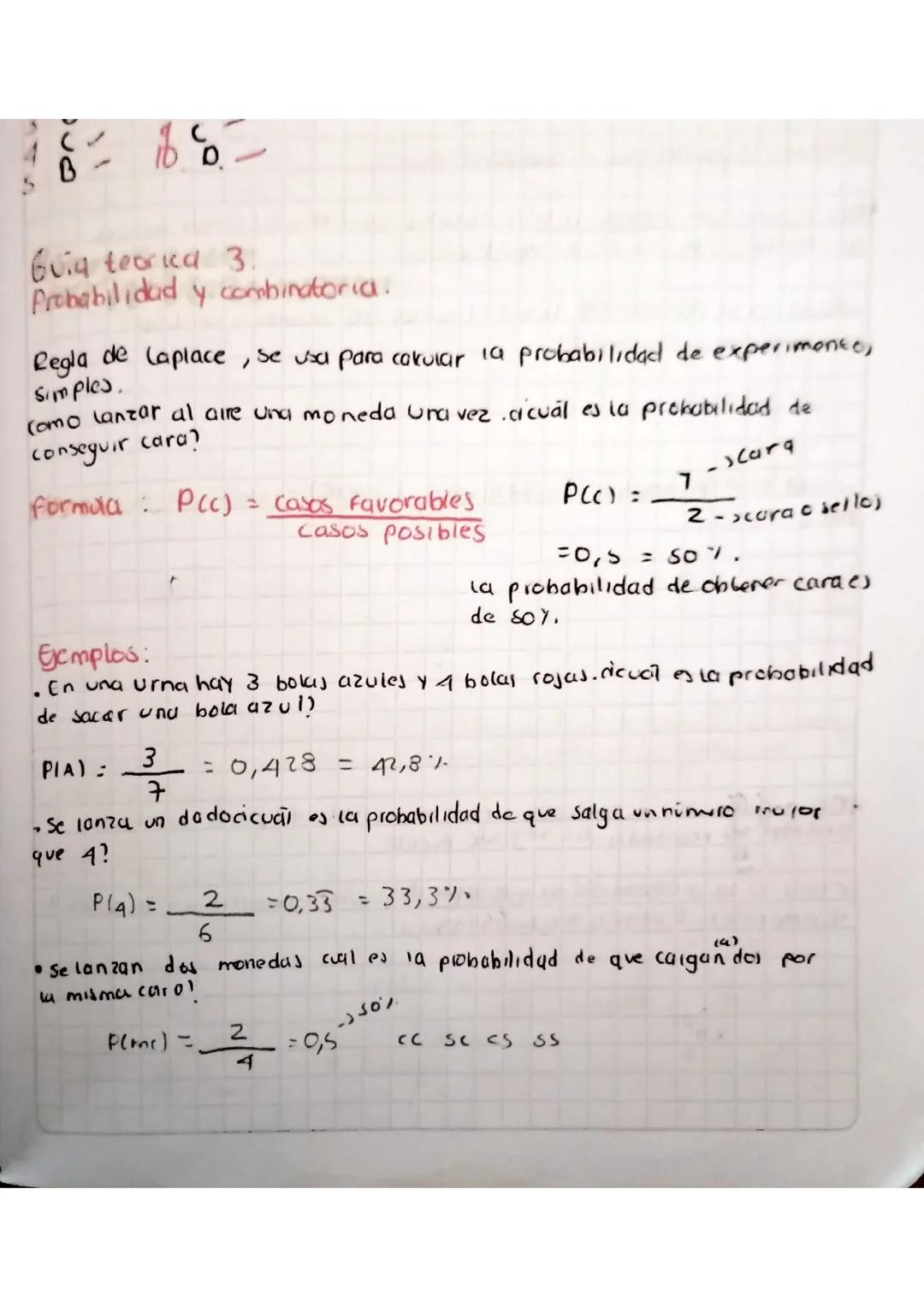 probabilidad y combinatoria