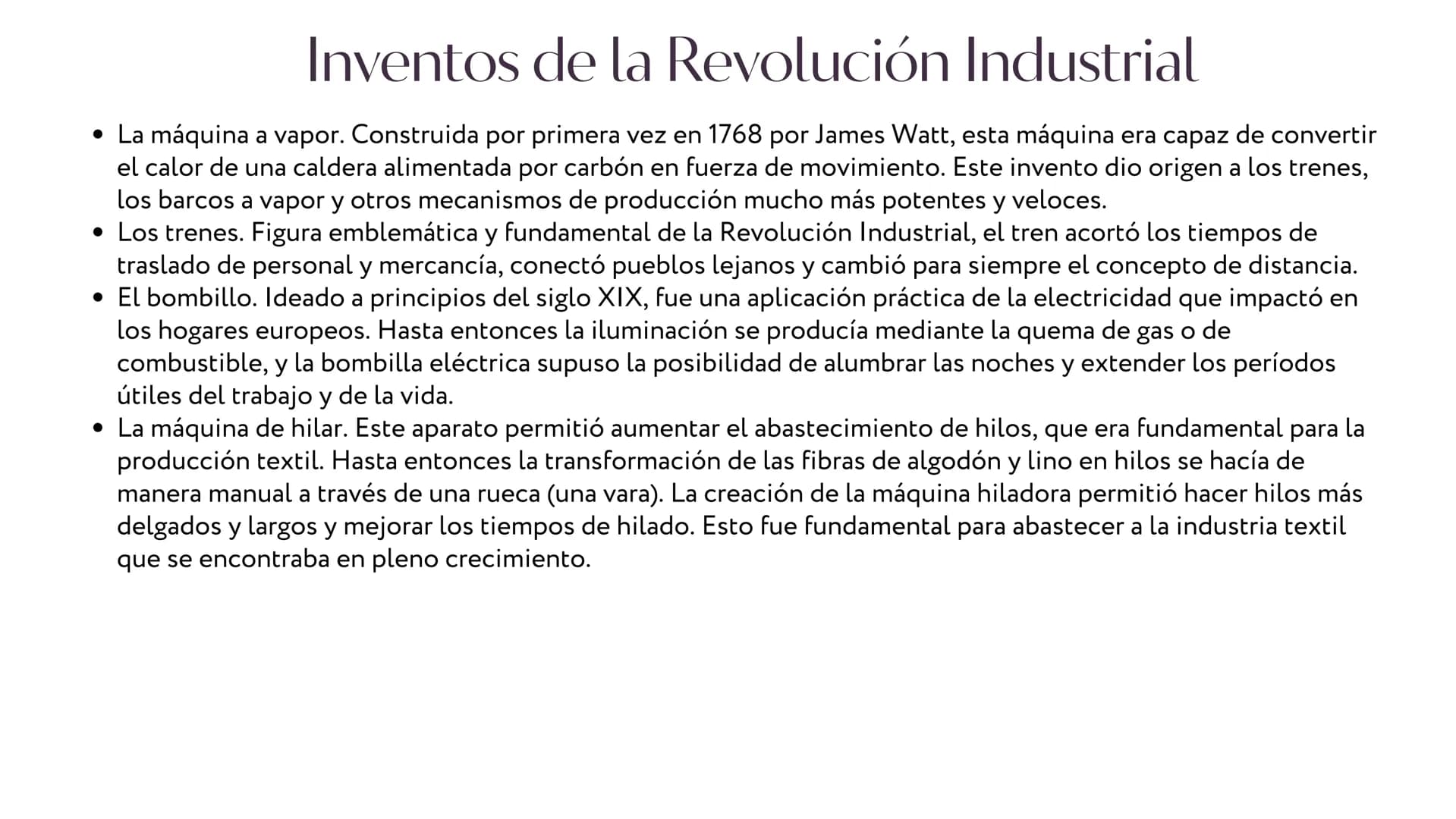 REVOLUCIÓN
INDUSTRIAL ¿Qué fue la Guerra Fría?
Se conoce como Revolución Industrial a un
proceso histórico en el que los cambios en las
form