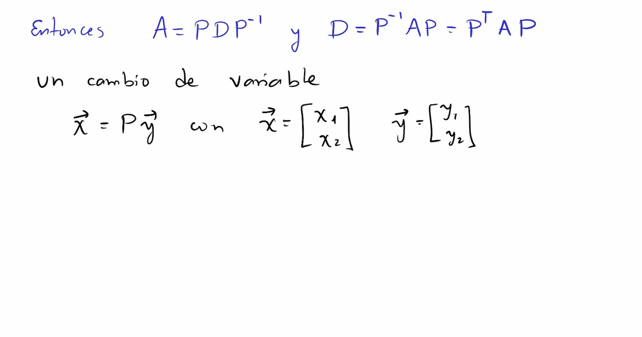 Formas
cuadráticas Una
Forma
cuadrática eu
са
Rn es
un a
función Q
definida
eu Ru
wyo
valor
en
un vector ☆ ER
puede calcularse mediante
T
Q(