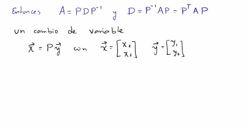 Formas
cuadráticas Una
Forma
cuadrática eu
са
Rn es
un a
función Q
definida
eu Ru
wyo
valor
en
un vector ☆ ER
puede calcularse mediante
T
Q(