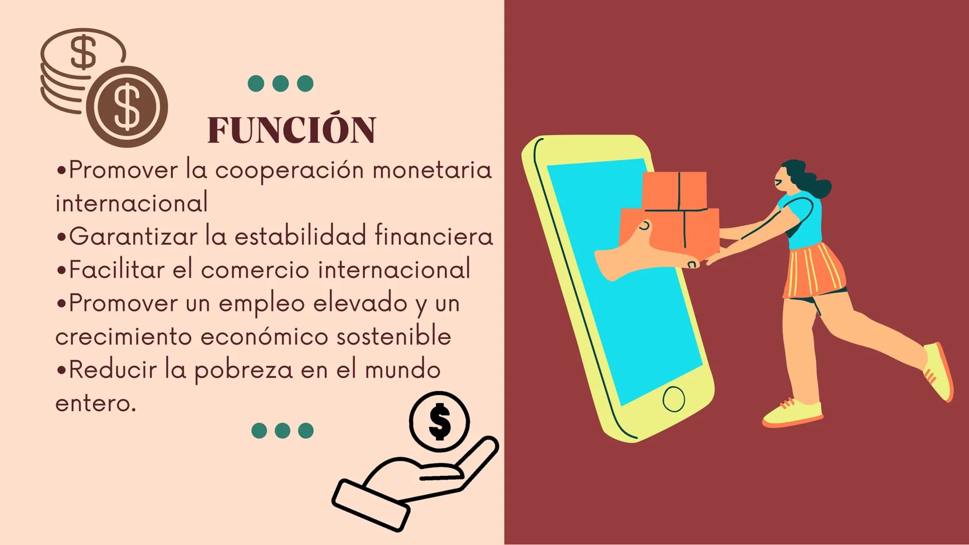 Fondo
monetario
internacional
Por: Laura Cortes, Laura Timarán,
Duvan Nova y David Infante $
$
Historia
El Fondo Monetario Internacional se 