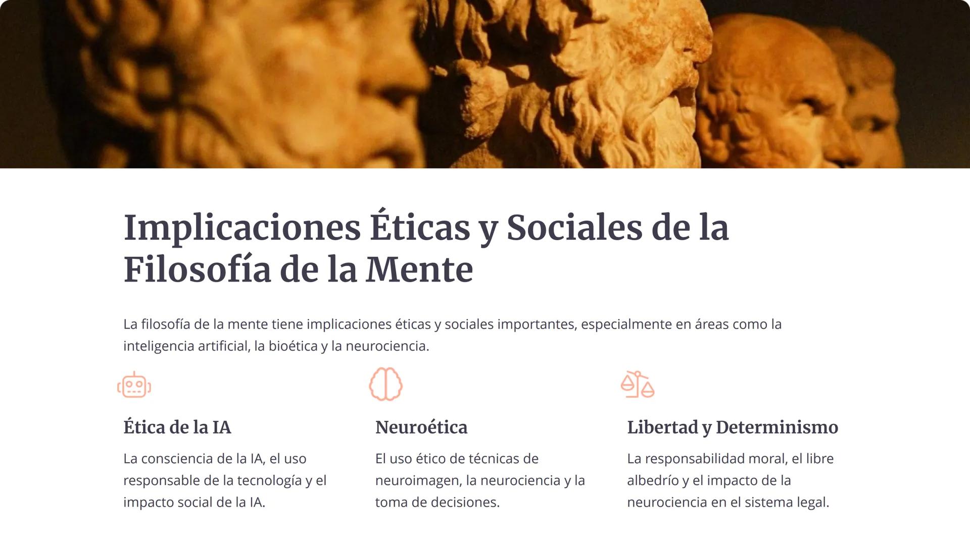 # Filosofía de la
Mente: Explorando
la Naturaleza de la
Consciencia

La filosofía de la mente se encarga de indagar en la relación entre
la 