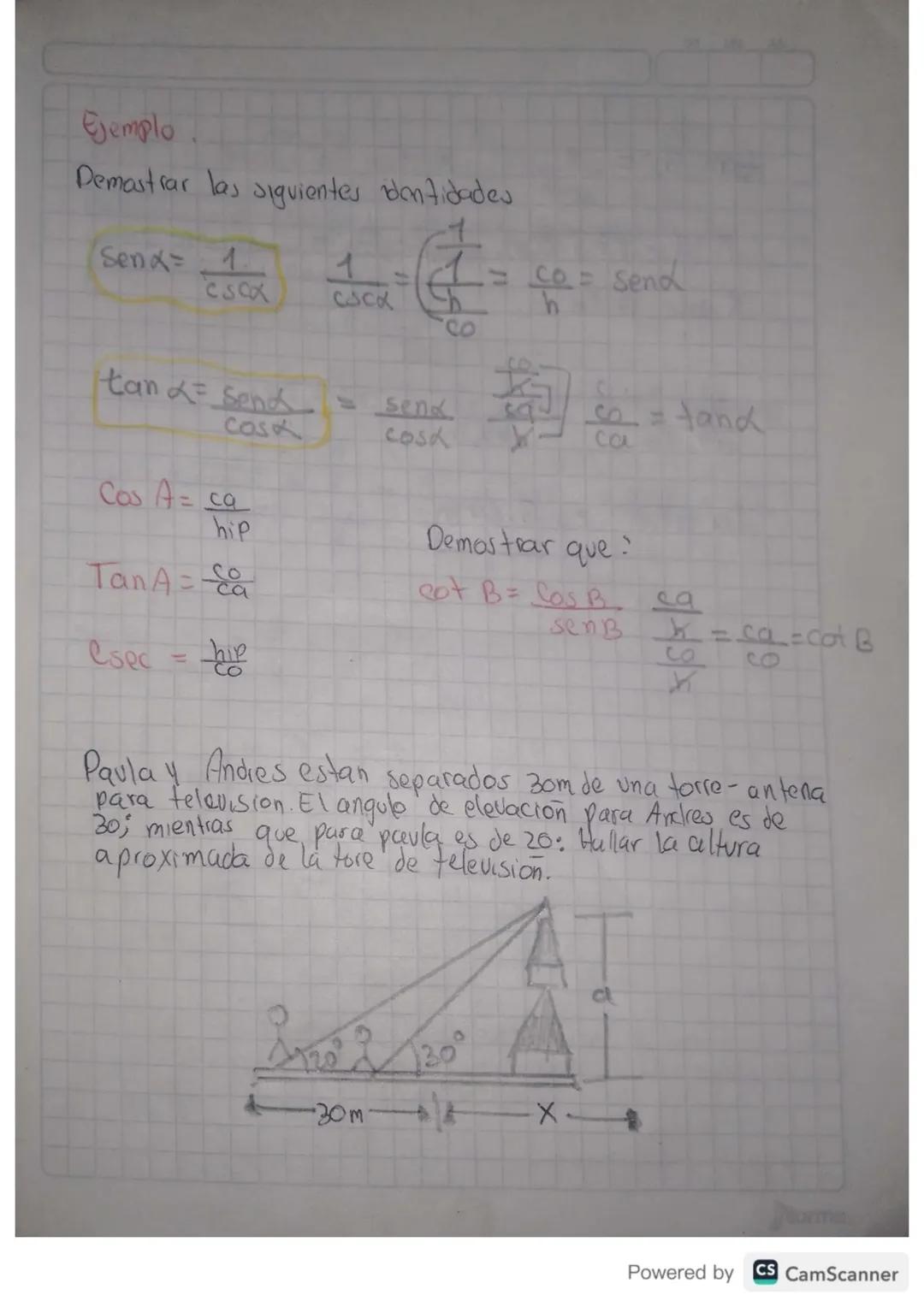 El angolo de Presion es 01, 35

TRIGONOMETRIA ANALITICA.

1. Identidades Trigonometricas

Una identidad es una igualdad entre dos expresione
