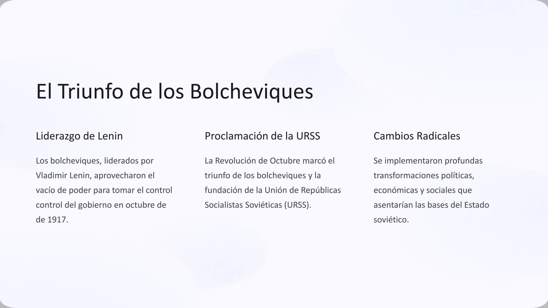 La Revolución Rusa
La Revolución Rusa fue un hito trascendental en la historia del siglo XX,
siglo XX, marcando el fin del Imperio Ruso y el