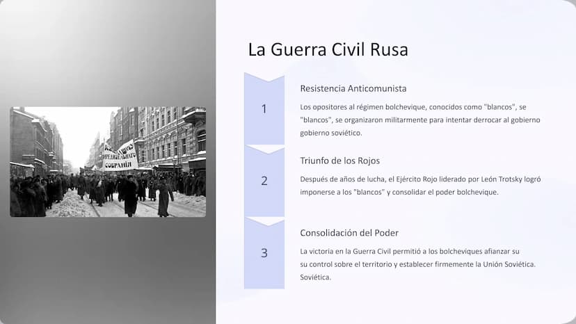 La Revolución Rusa
La Revolución Rusa fue un hito trascendental en la historia del siglo XX,
siglo XX, marcando el fin del Imperio Ruso y el