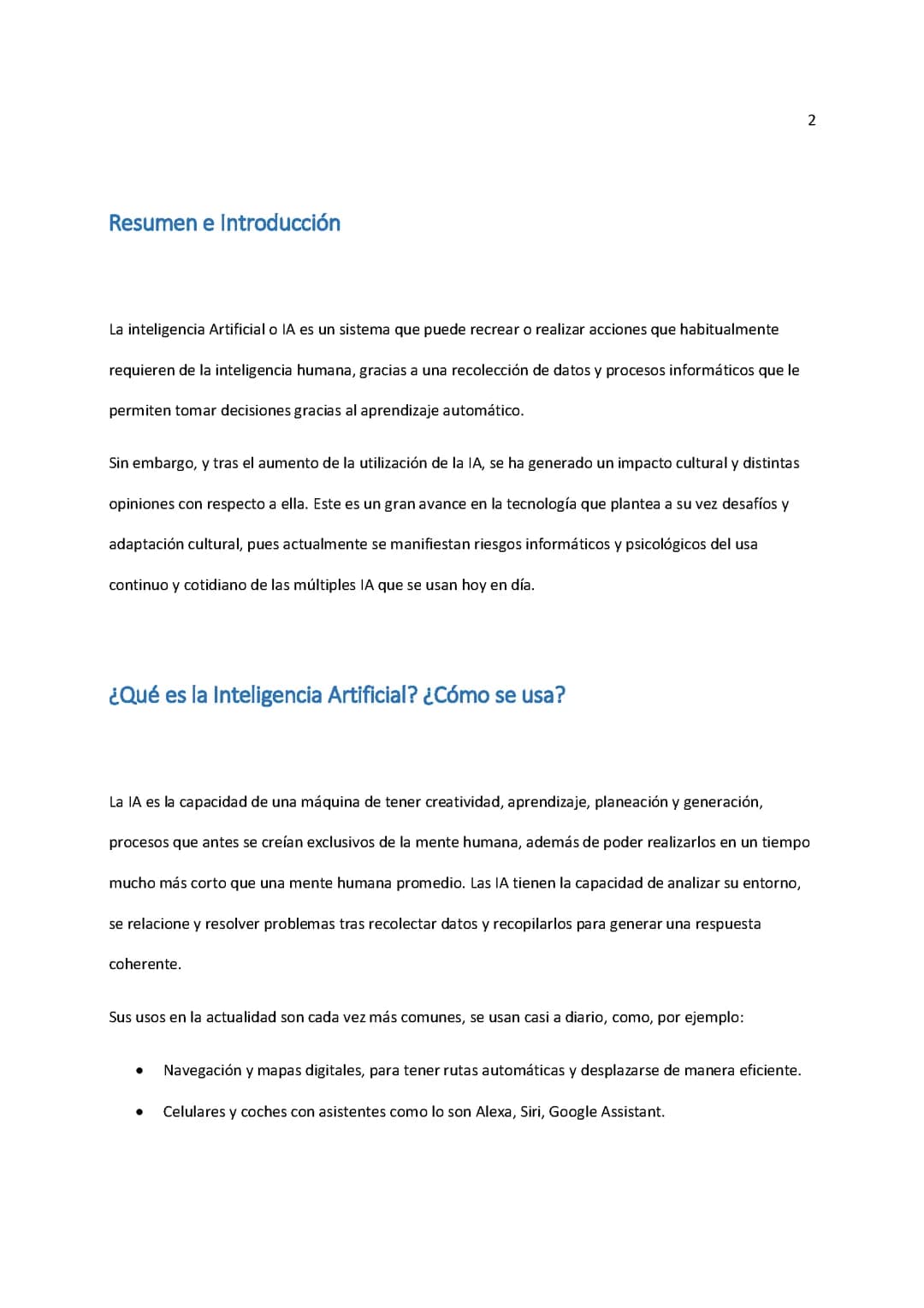 Inteligencia Artificial 