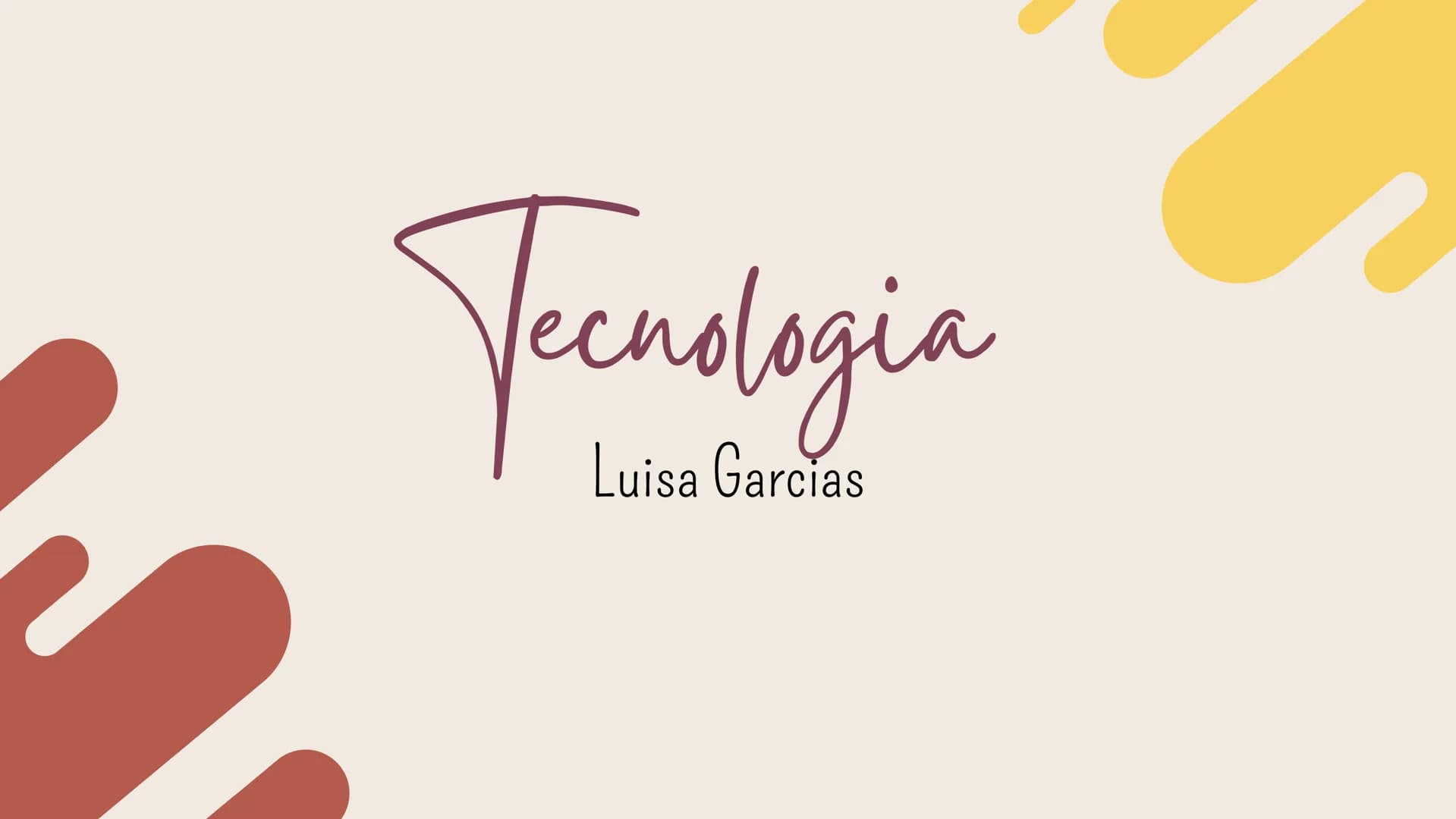 Tecnologia
Luisa Garcias La tecnología es la aplicación coordinada del conjunto de
conocimientos (ciencia) y habilidades (técnica) para crea