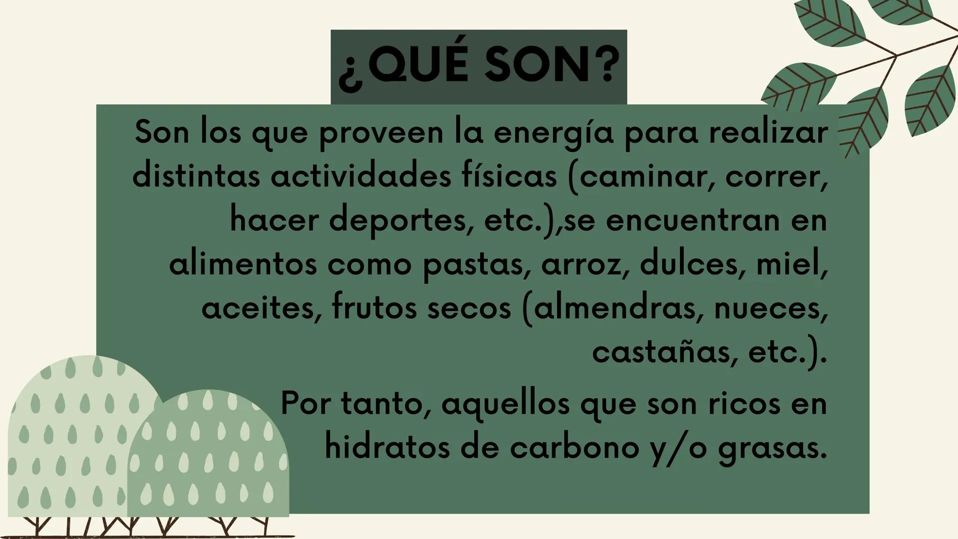 # ALIMENTOS
## ENERGÉTICOS

Y la importancia de
estos

Biologia

7°

2022 # ¿QUÉ SON?

Son los que proveen la energía para realizar
distinta