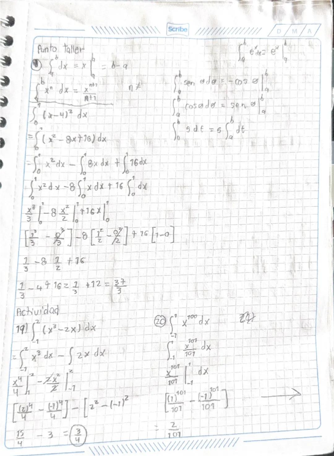 Cálculo integral 