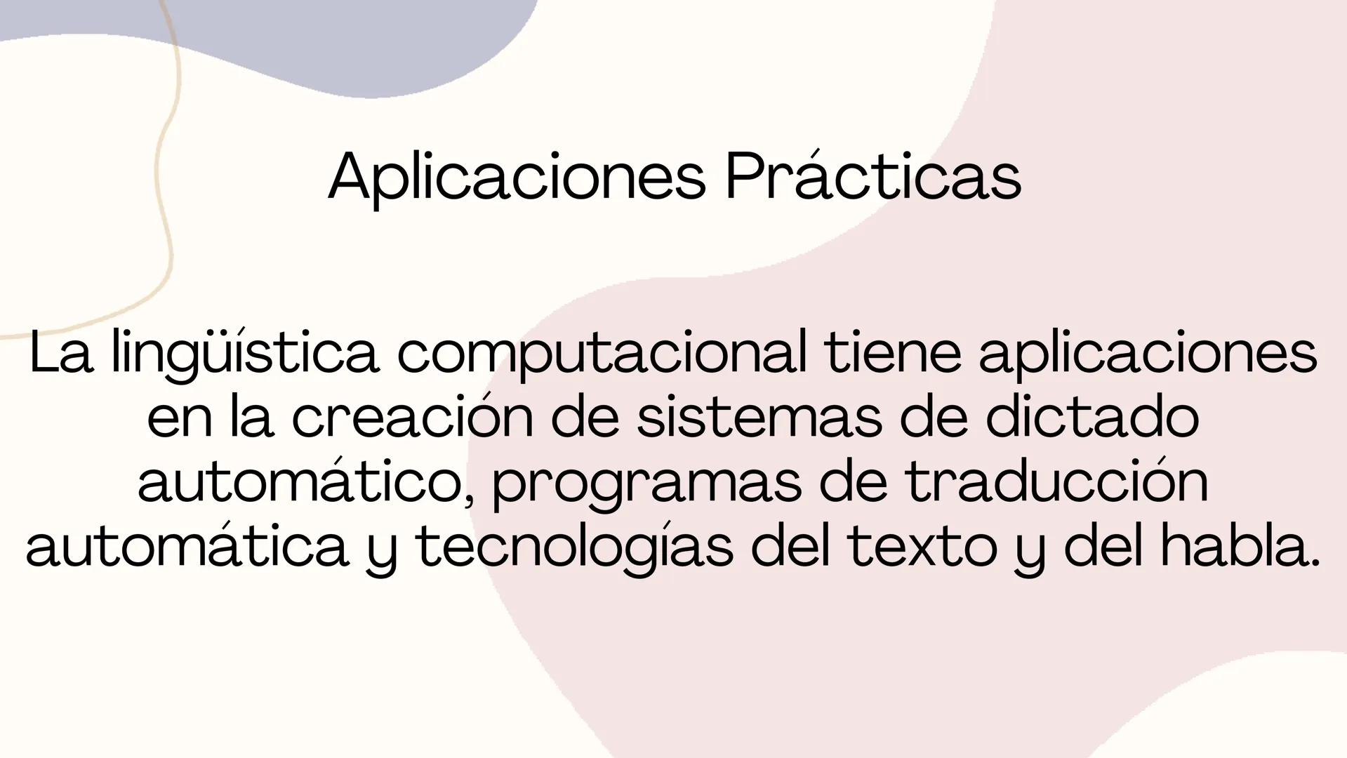 Lingüística
Computacional ¿Qué es la Lingüística Computacional?
La lingüística computacional estudia los problemas que
presentan las lenguas