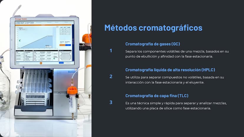 la química
analítica
La química analítica es un campo fundamental en la
ciencia que se centra en el estudio de la composición,
estructura y 