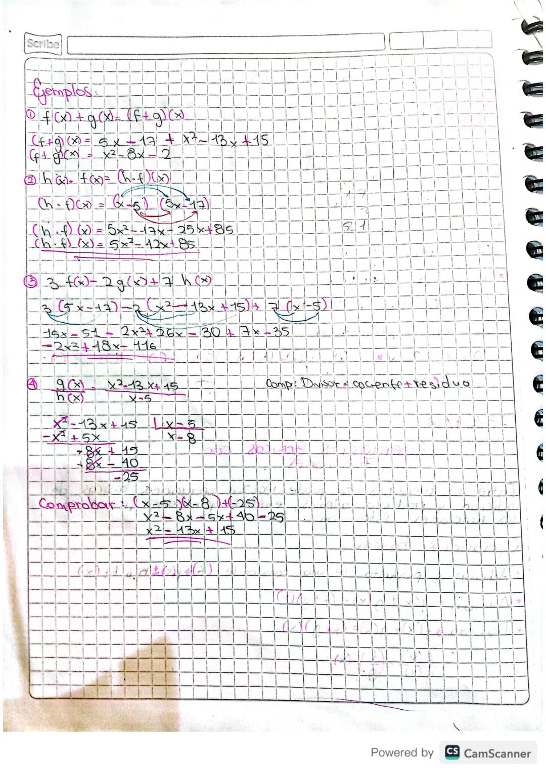 Scribe
# Las 4 familias de funaones
Las funciones se dividen en 4 grupos diferents, los chats
son difieren de otros por su expresión algebra