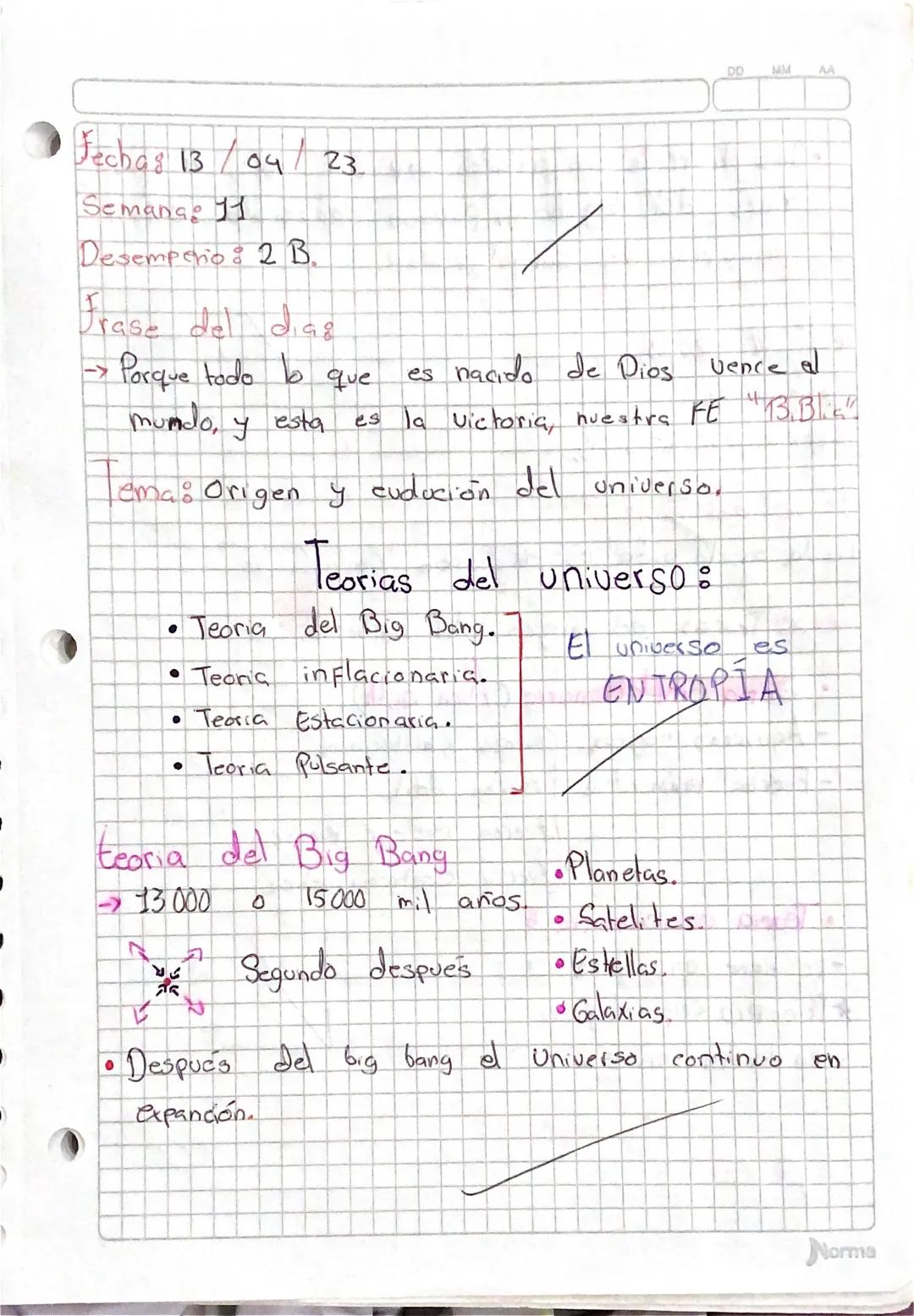 Teorías del universo 