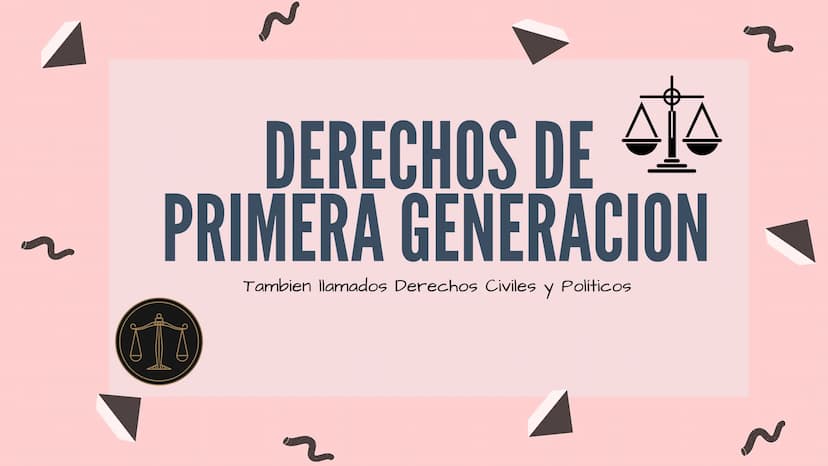 sto
DERECHOS DE
PRIMERA GENERACION
Tambien llamados Derechos Civiles
Y
Políticos
2
N QUE SON LOS DERECHOS DE
PRIMERA GENERACION
Los derechos