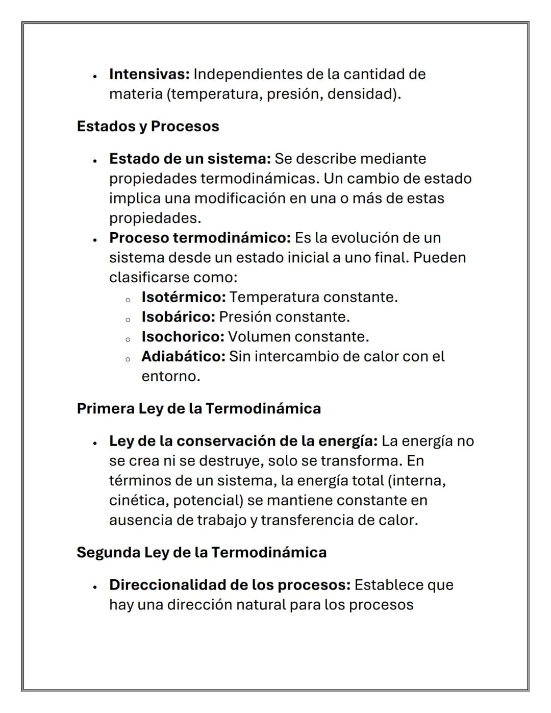 Termodinámica
La termodinámica es la rama de la física que estudia los
efectos de los cambios de temperatura, presión y
volumen en los siste