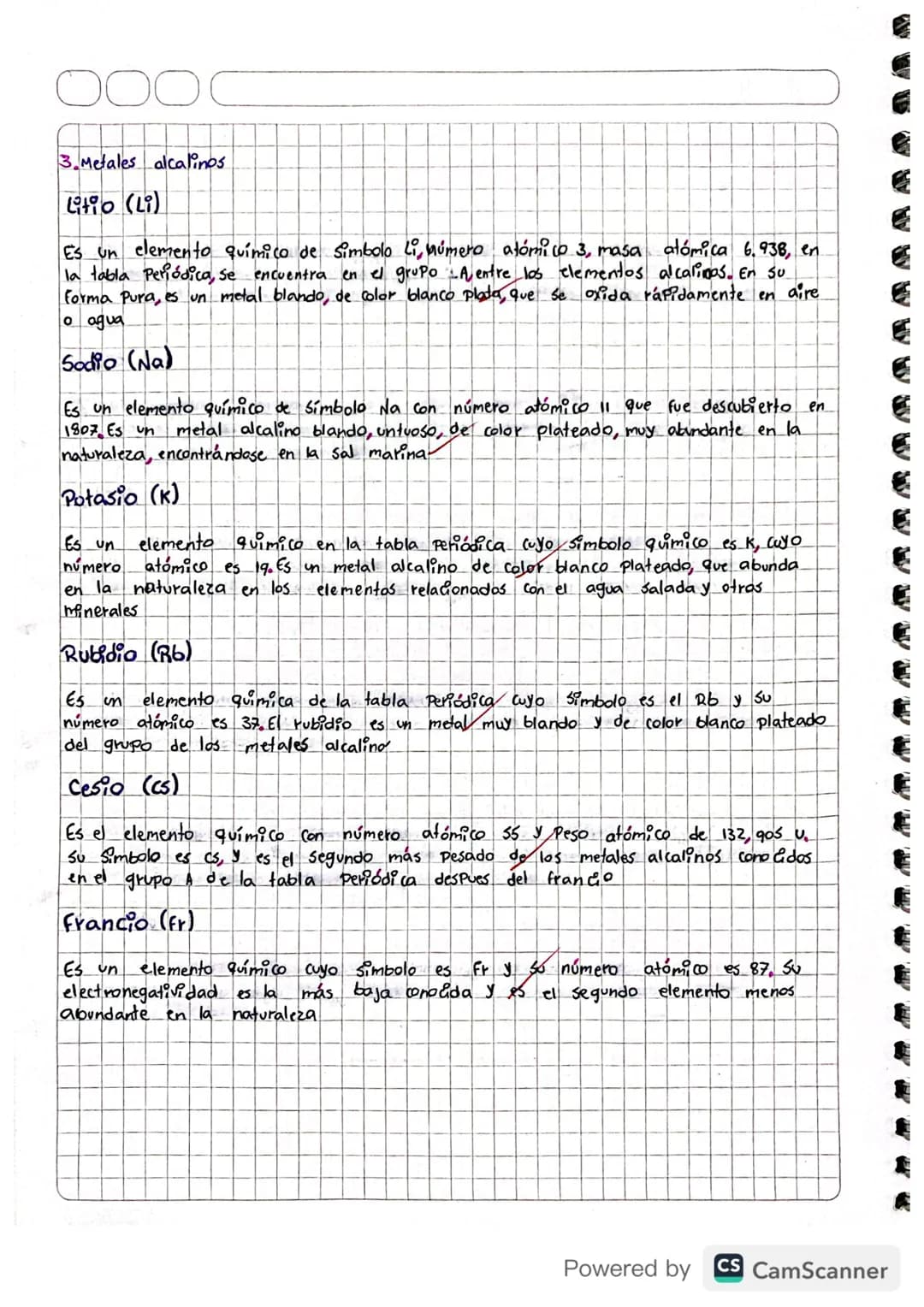 Metales alcalinos