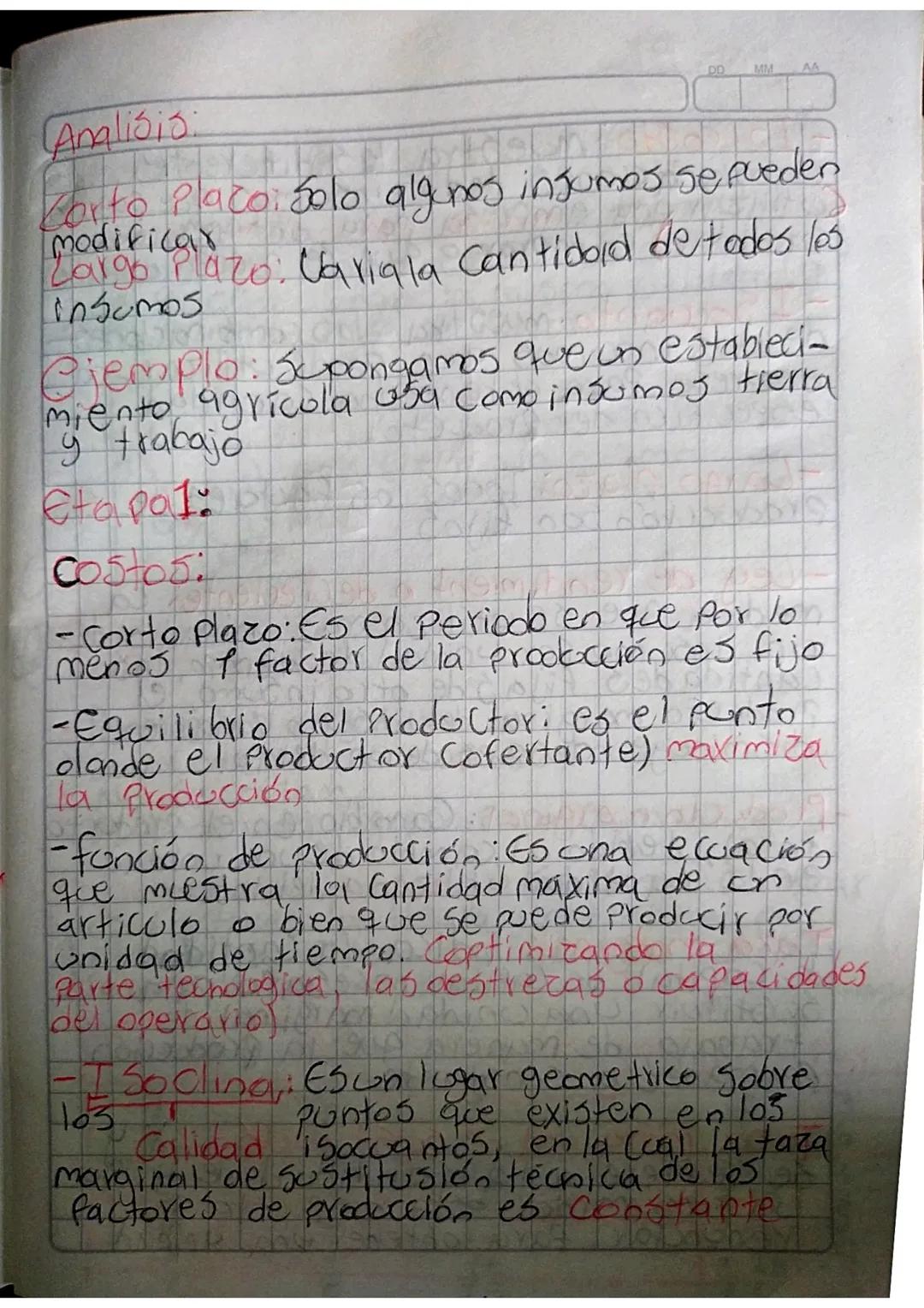 Averiguar las etapas de la producción y
Cocalizar un ejemplo numerico
@q Elapas de producción
Son tres niveles de utilización dean.
in sino 