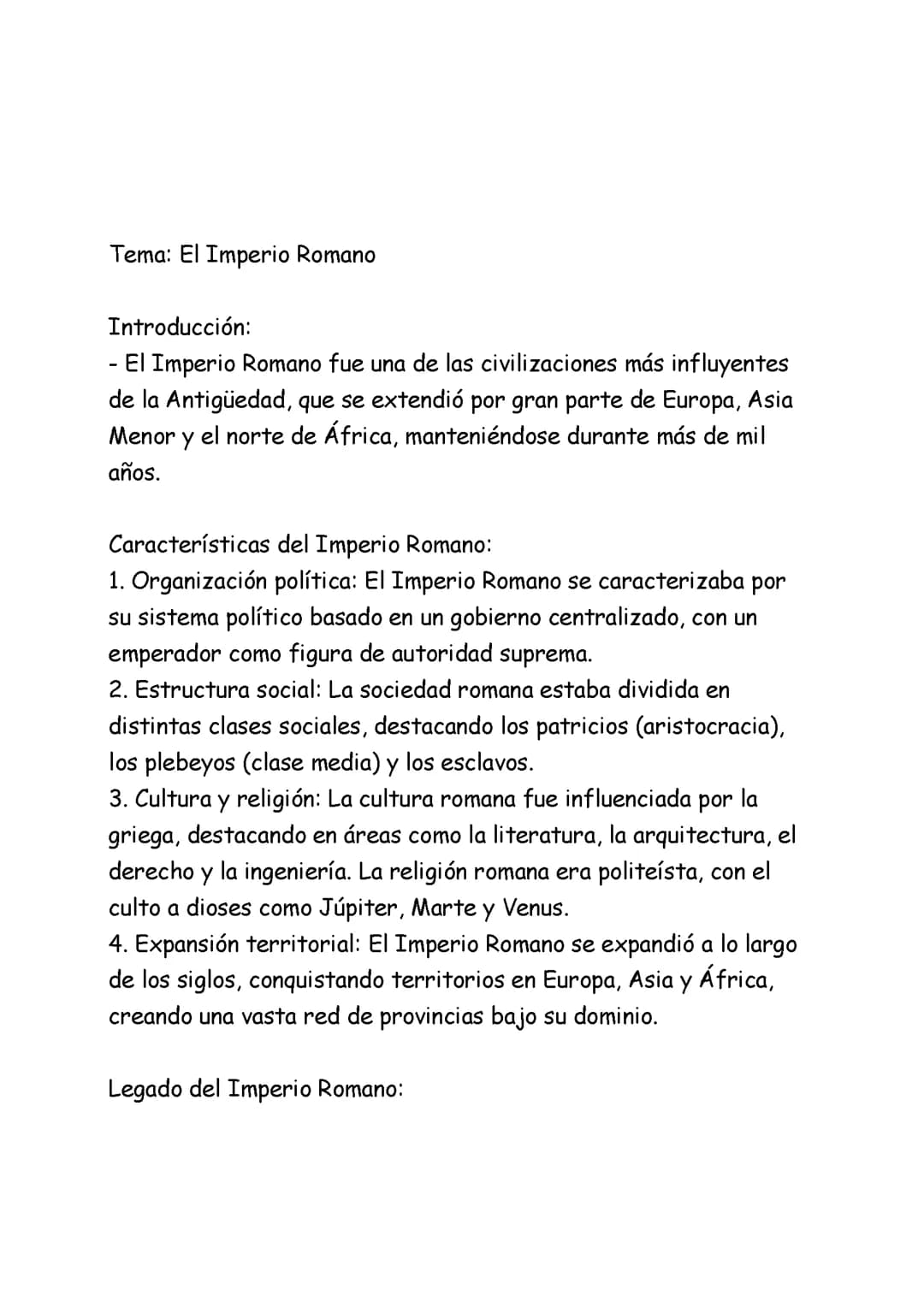 Imperio Romano 