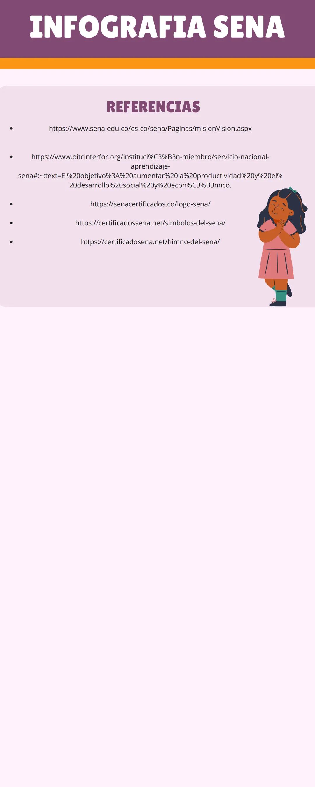 INFOGRAFIA SENA
MISIÓN
EI SENA está encargado de cumplir la función que le corresponde al
Estado de invertir en el desarrollo social y técni