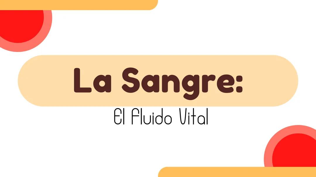 La sangre