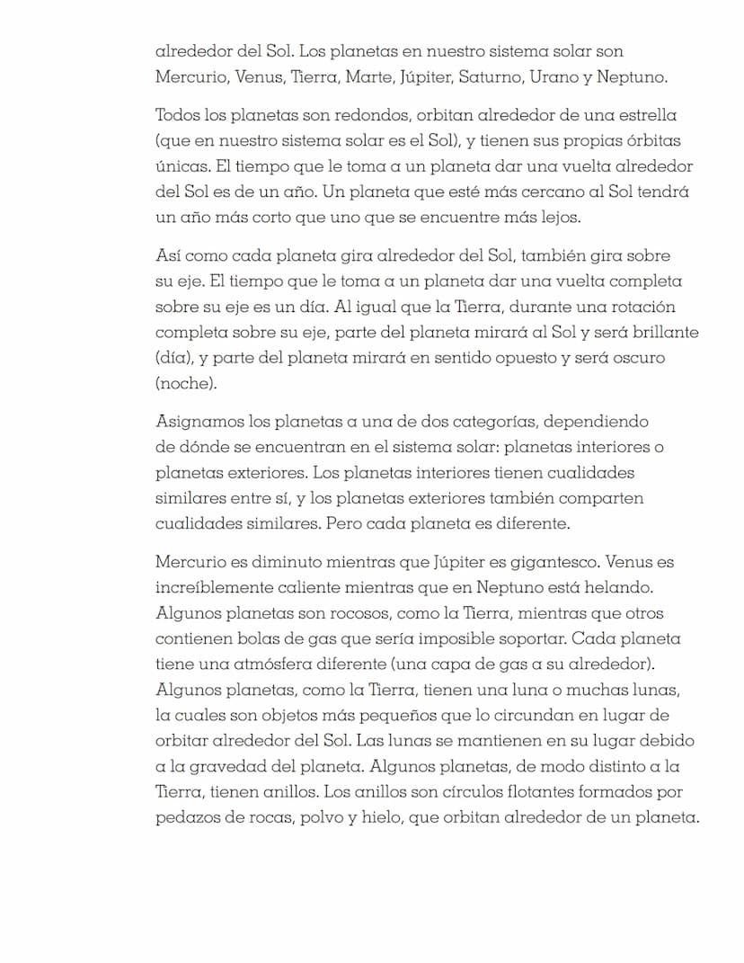 8 TINYBOP
MANUAL DEL
EL SISTEMA SOLAR El Sistema Solar es grande,
REALMENTE grande. Le tomó 36
años a la sonda espacial Voyager de
la NASA l