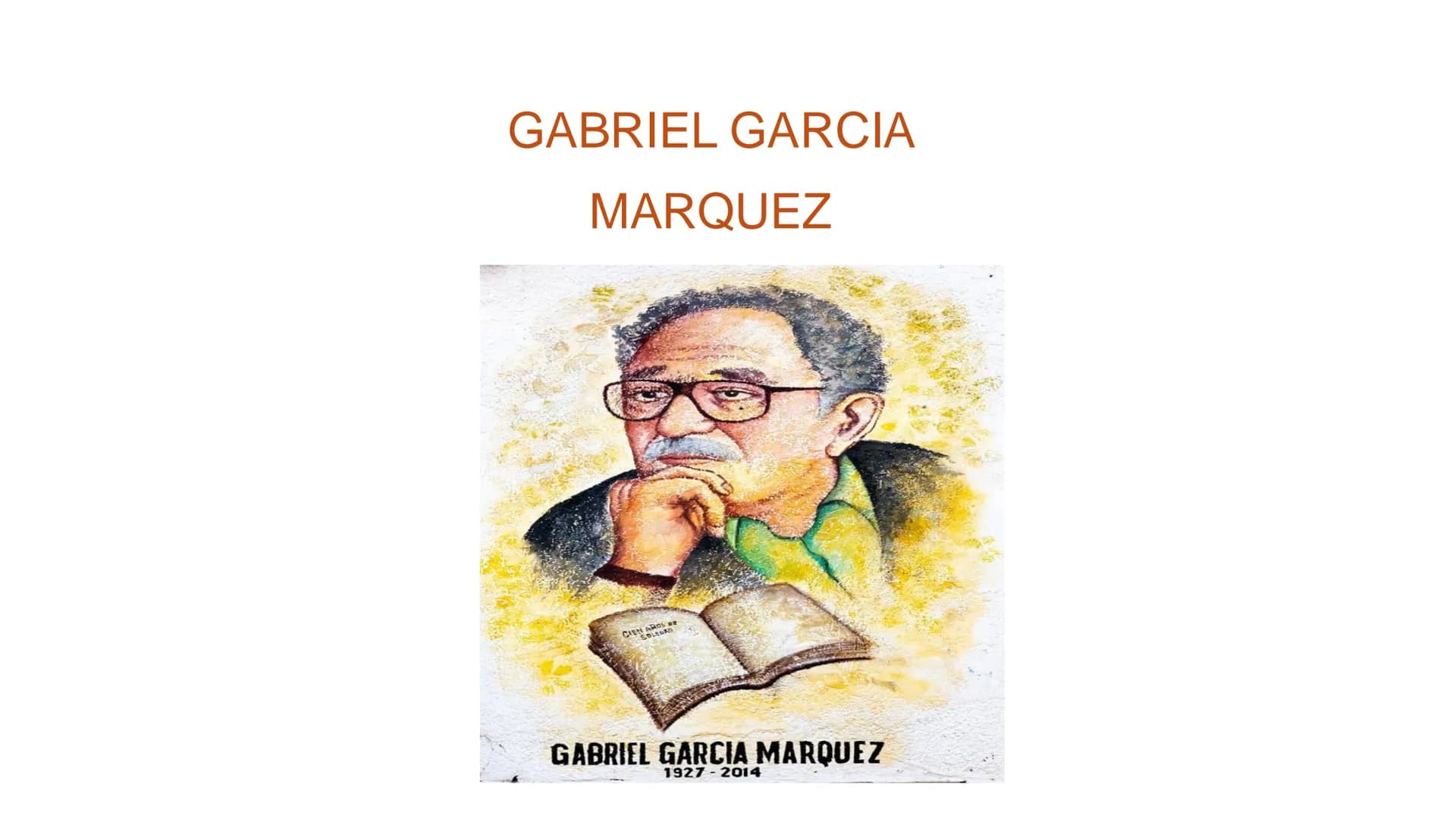GABRIEL GARCIA
MARQUEZ
AROS DE
CIELE
GABRIEL GARCIA MARQUEZ
1927 2014 BIOGRAFÍA...
Gabriel José García Márquez (Aracataca,
Magdalena, 6 de m