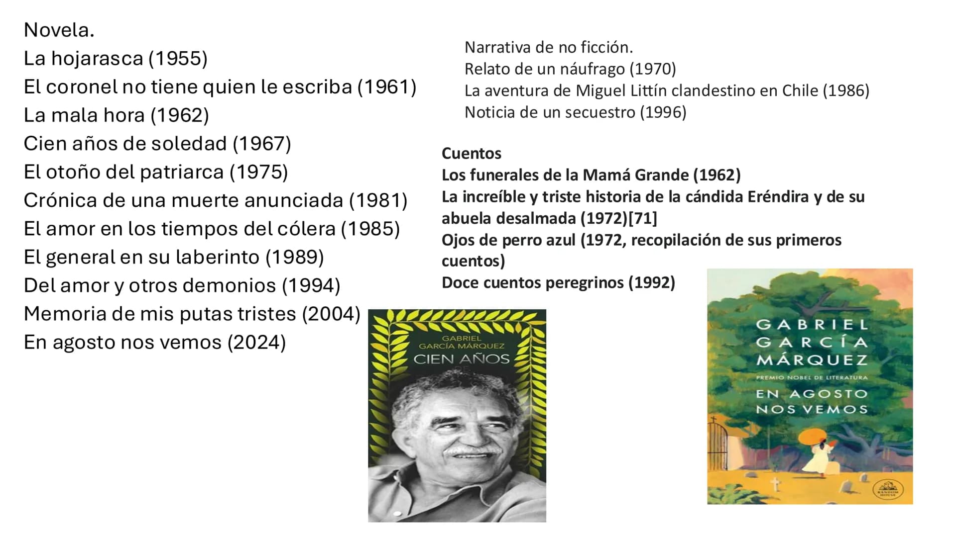 GABRIEL GARCIA
MARQUEZ
AROS DE
CIELE
GABRIEL GARCIA MARQUEZ
1927 2014 BIOGRAFÍA...
Gabriel José García Márquez (Aracataca,
Magdalena, 6 de m