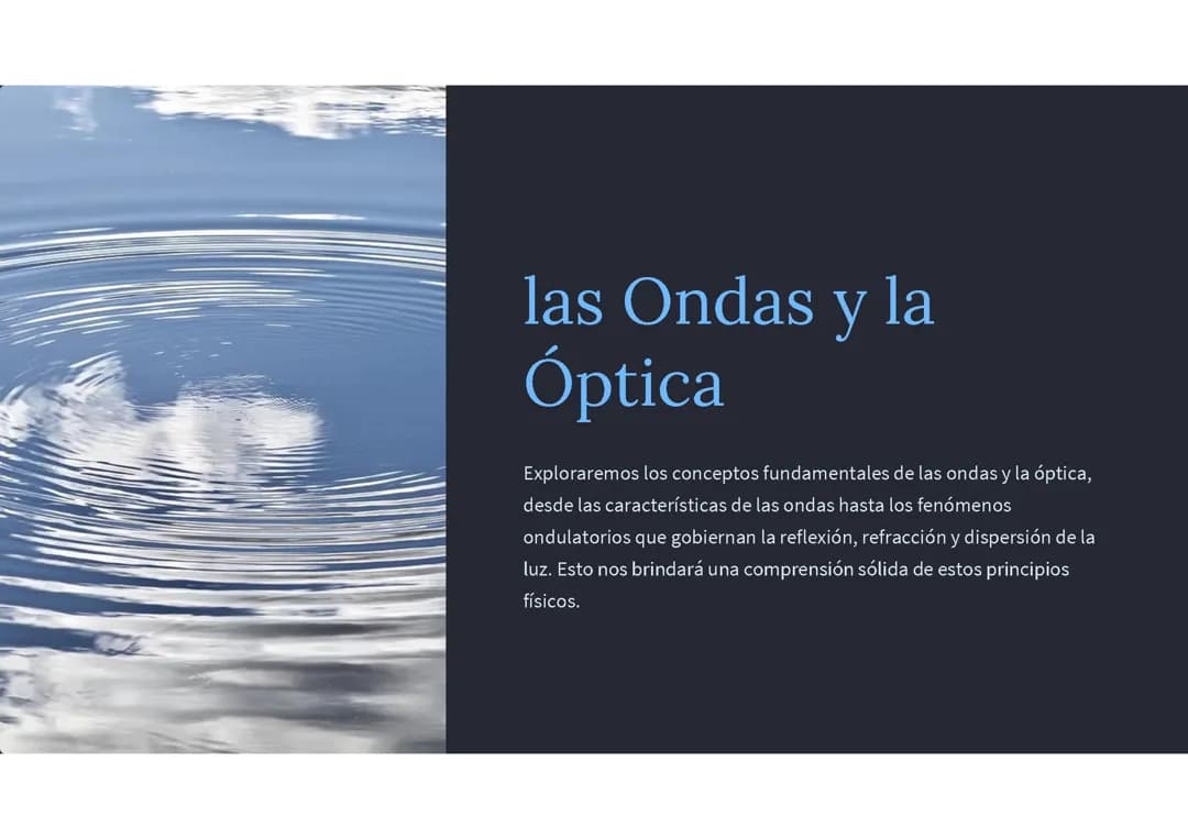 Ondas y óptica