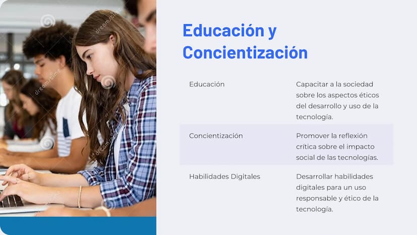W
Ética y
Responsabilidad
en la Tecnología
La era digital presenta desafíos éticos sin precedentes. Es
crucial desarrollar un marco ético só