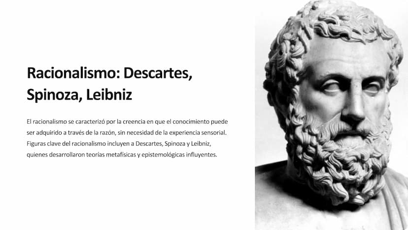 la filosofía moderna
La filosofía moderna se desarrolló a partir del siglo XVII, marcando un
cambio significativo en el pensamiento occident