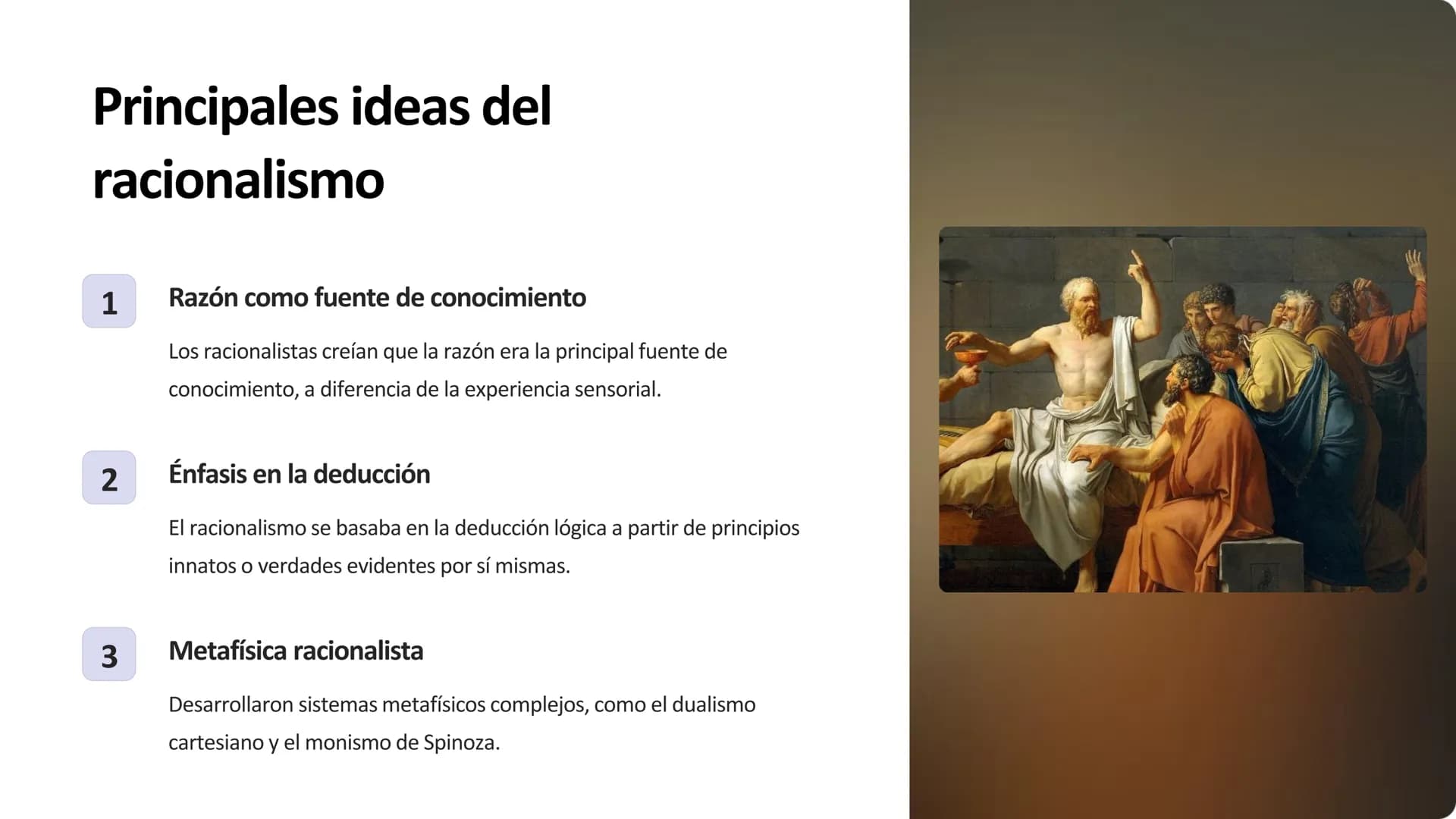 la filosofía moderna
La filosofía moderna se desarrolló a partir del siglo XVII, marcando un
cambio significativo en el pensamiento occident
