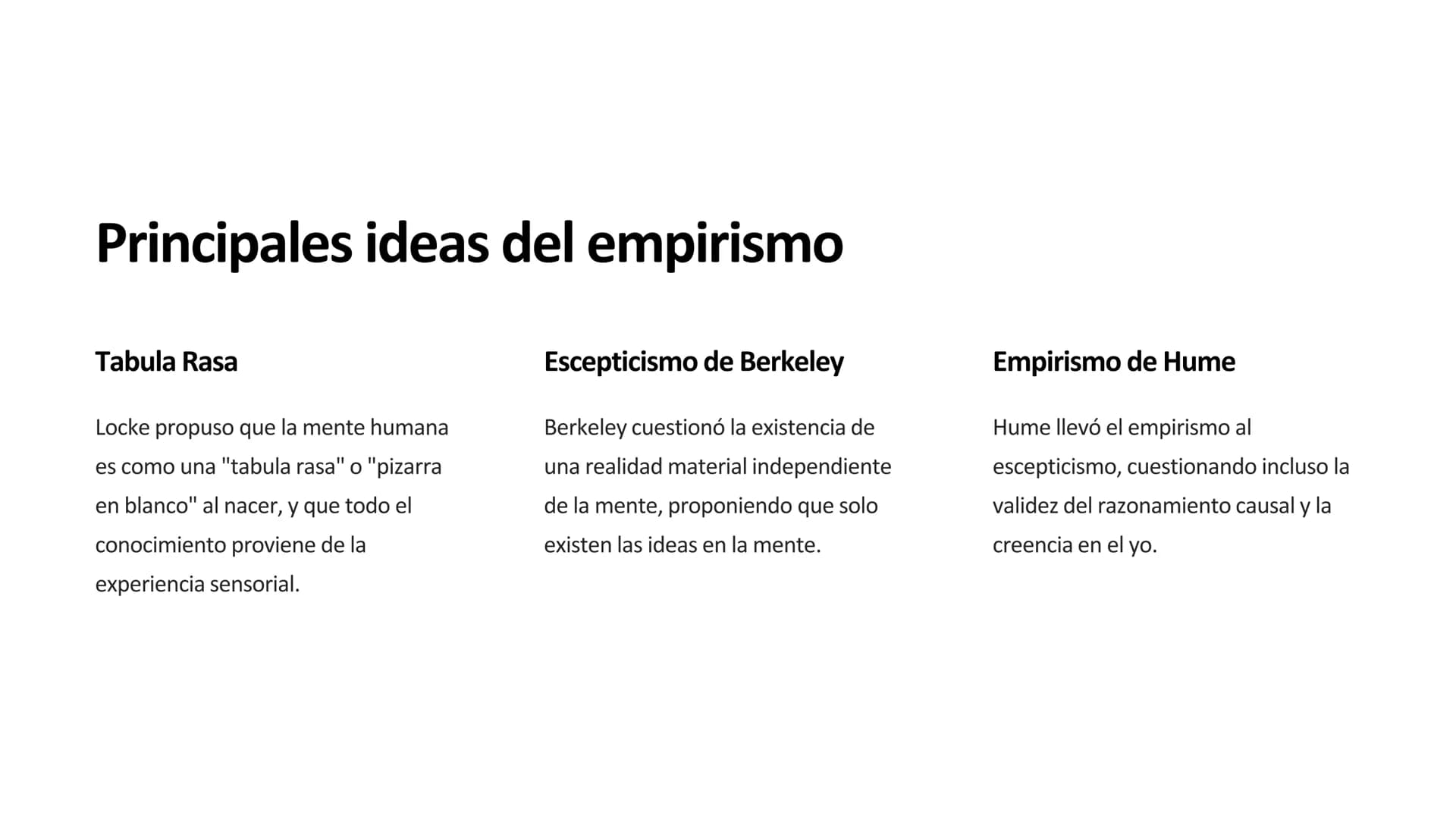 la filosofía moderna
La filosofía moderna se desarrolló a partir del siglo XVII, marcando un
cambio significativo en el pensamiento occident