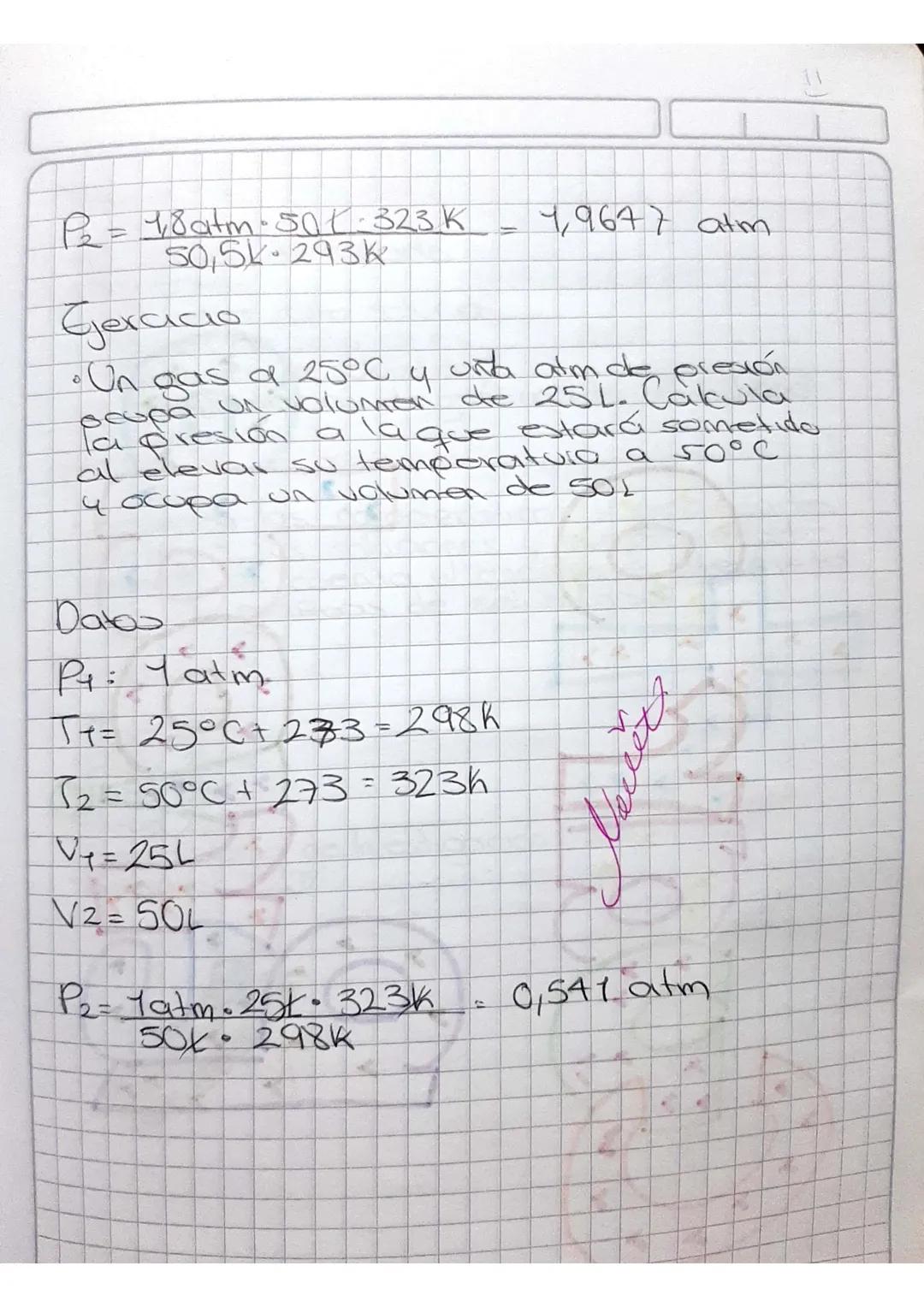 ley combinada de
eases
Tos
Jormula:
Peve
I
P2Vz
+2
Desoge
P₁ =P2Y2T1
VIT
P₂ = P4V16
V₂Te
N₂ = PVT
P2T1
V1=P2V257
Еть
Tp = Pq Ve Tz
PV2
T2 = 