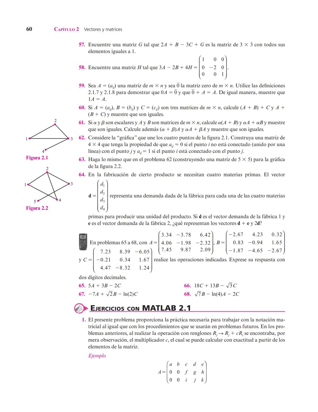 Capítulo
Vectores y matrices
2
▲ En el estudio de sistemas complejos, un objeto de interés son las redes formadas por elementos conectados e
